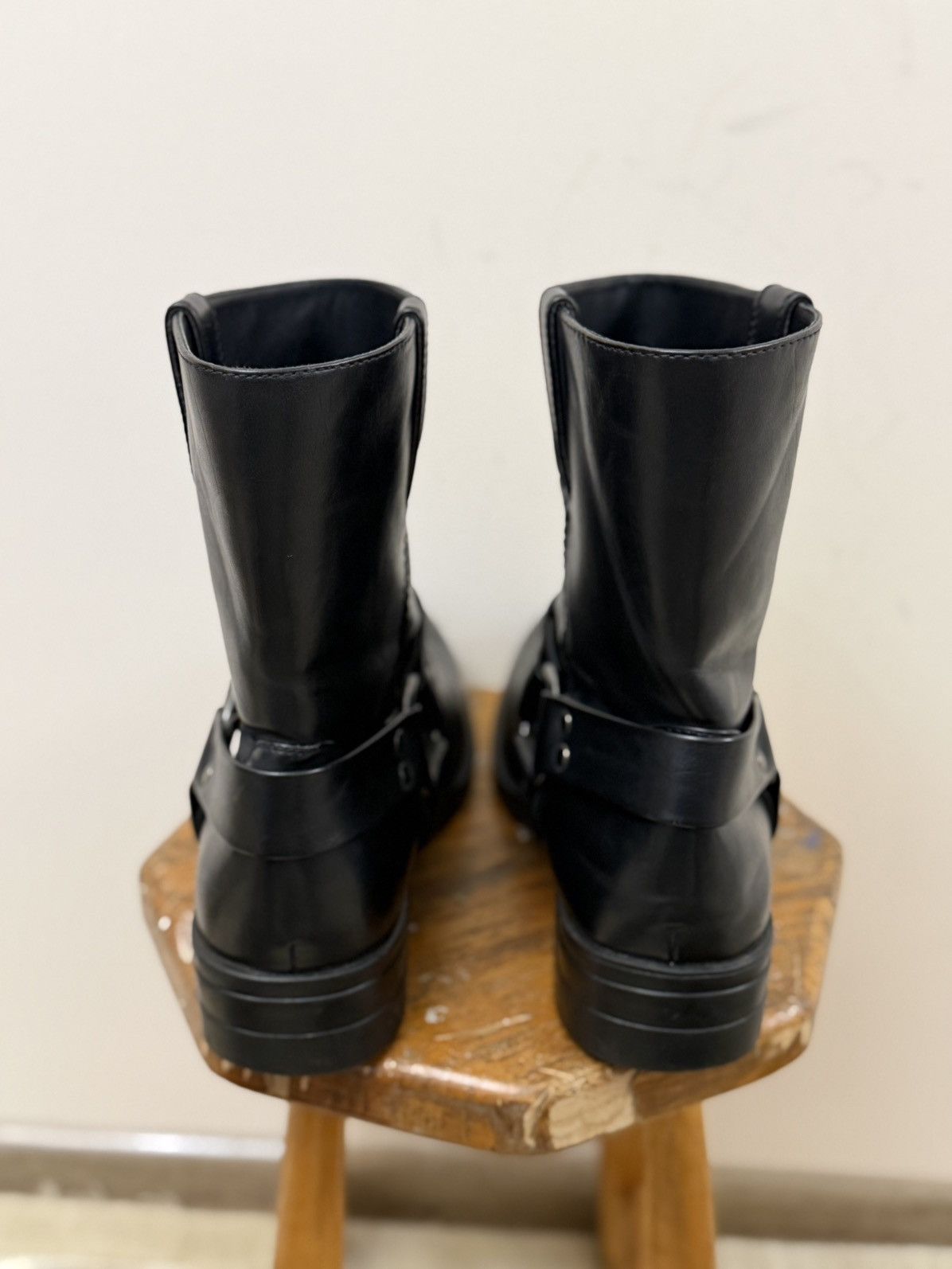 Vintage Vintage Leather Cowboy Biker Leather Guidi Vibe Boots Y2K Size US 9.5 / EU 42-43 - 10 Thumbnail