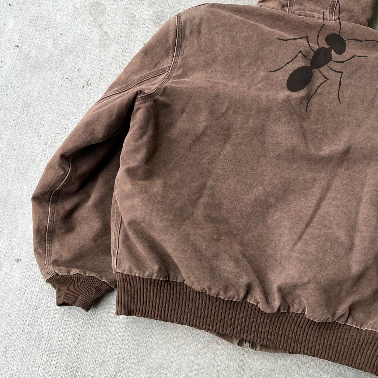 Carhartt × Vintage Carhartt J130 CHT brown hooded work wear jacket Size US XL / EU 56 / 4 - 5 Thumbnail
