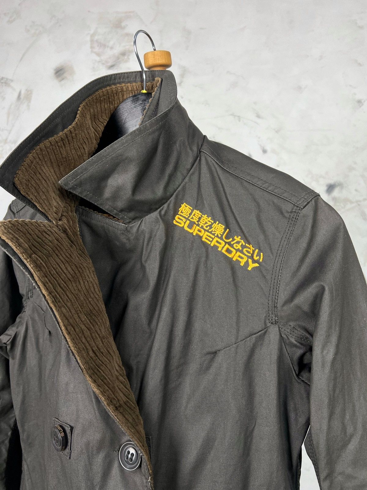 Superdry Vintage Superdry Waxed Trench Coat Jacket Size M Size M / US 6-8 / IT 42-44 - 5 Thumbnail