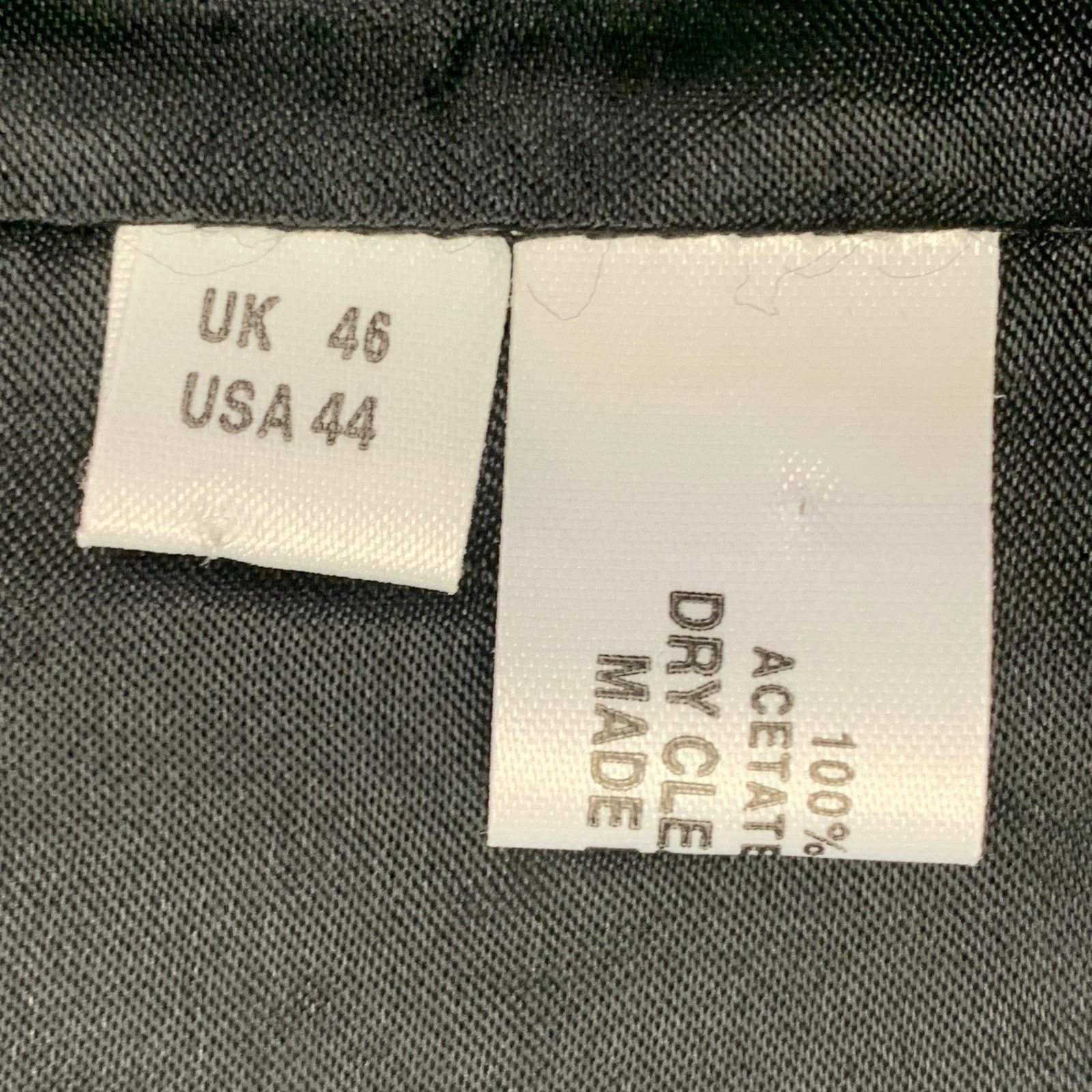 Other FAVOURBROOK 44 Black Grey Jacquard Silk Two Pockets Vest Size 44R - 6 Thumbnail