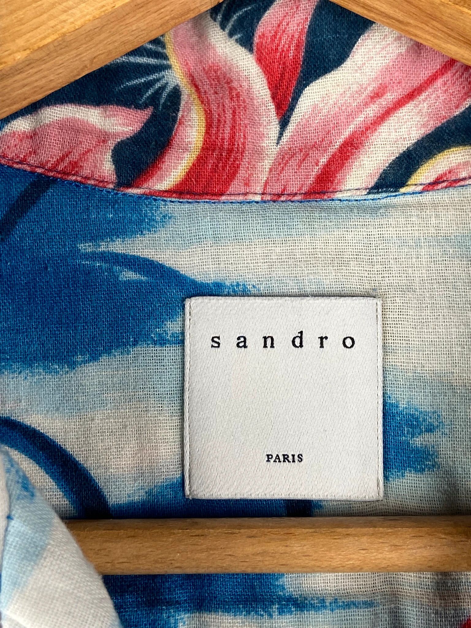 Other Sandro Paris shirt blue koi fish hawaiian Size US M / EU 48-50 / 2 - 3 Thumbnail
