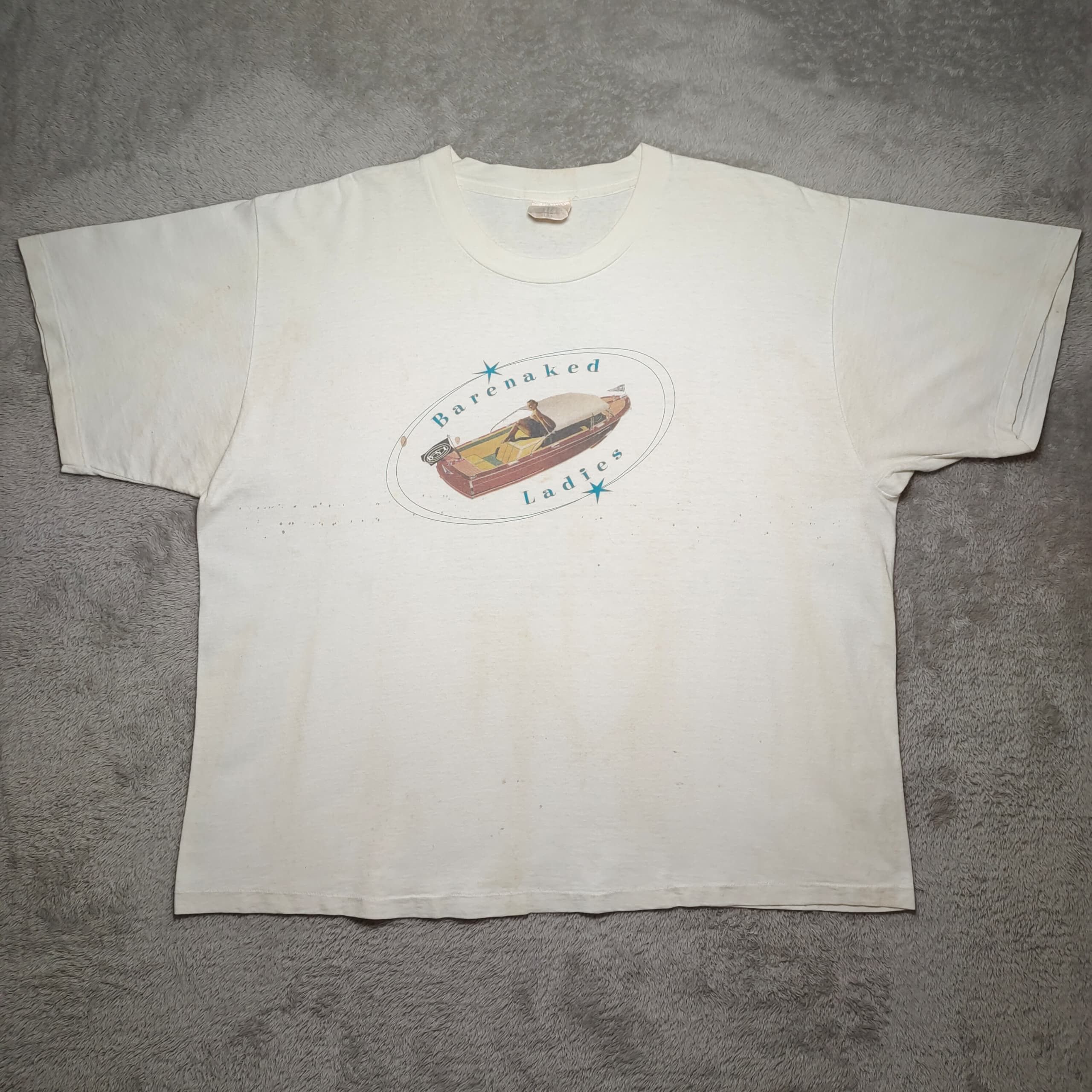 Band Tees VINTAGE BARENAKED LADIES CROP BAND T SHIRT Size US XL / EU 56 / 4 - 1 Thumbnail