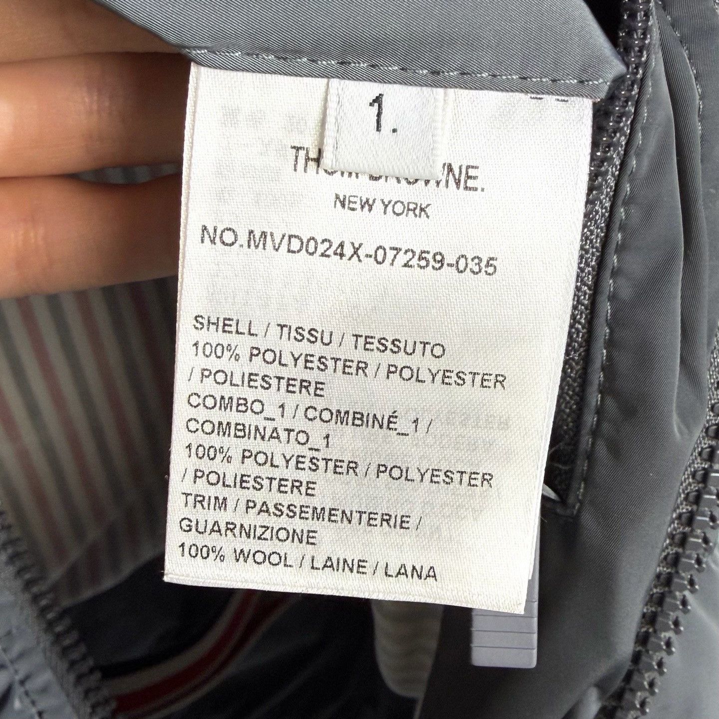 Thom Browne Thom Browne Classic Stripe Down Vest Size US S / EU 44-46 / 1 - 5 Thumbnail