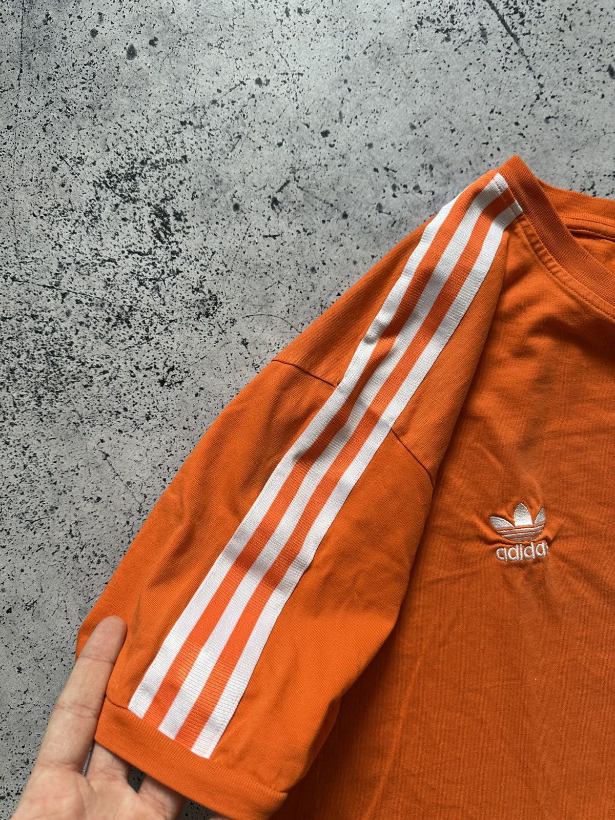 Adidas Vintage Adidas Netherlands 1982/83 Soccer T-shirt Jersey Y2K Size US L / EU 52-54 / 3 - 4 Thumbnail