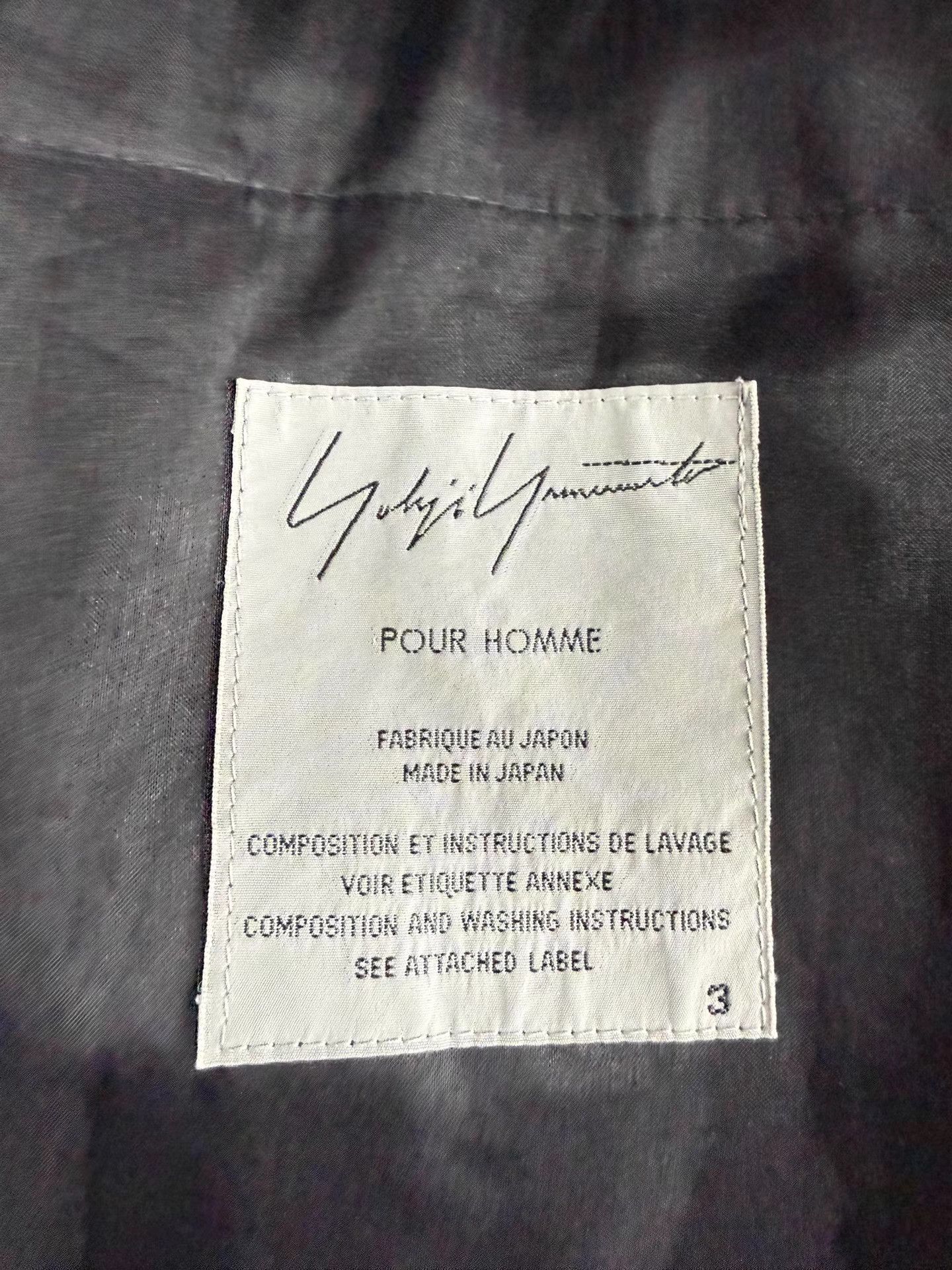 Yohji Yamamoto Yohji Yamamoto Pour Homme Lace Panel Suit Jacket K20 Size US L / EU 52-54 / 3 - 7 Thumbnail