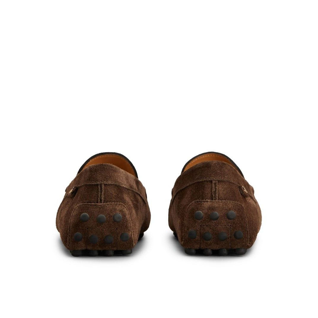 TOD'S Gommino Brown Suede Loafers New & Authentic (Women's s
