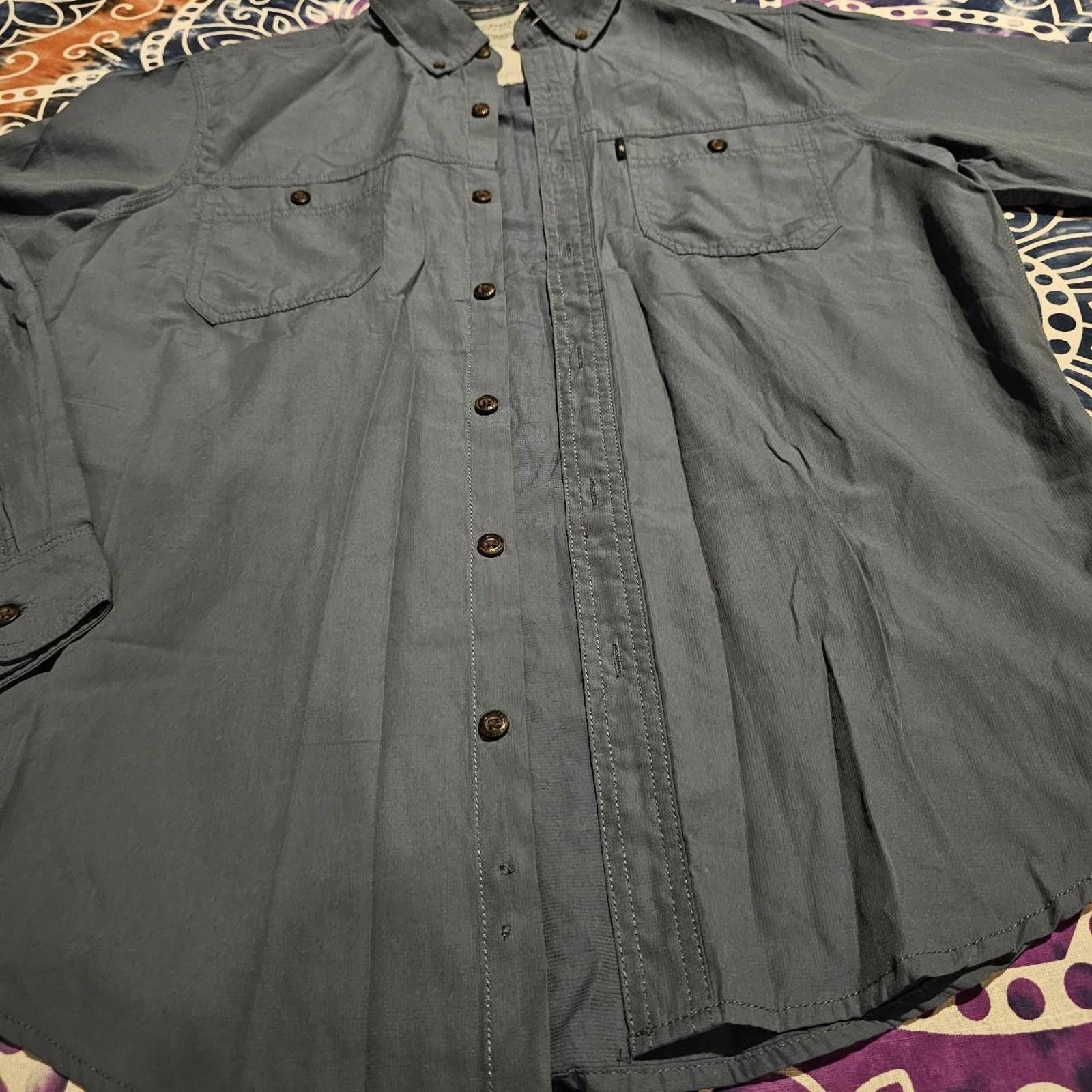 Designer Men's G.H. Bass Co Button Down Blue Shirt Size US M / EU 48-50 / 2 - 7 Thumbnail