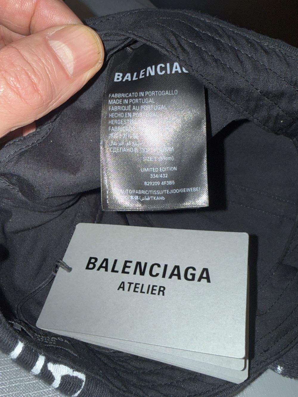 Balenciaga BALENCIAGA ATELIER CAP LTD Ed Size ONE SIZE - 14 Thumbnail