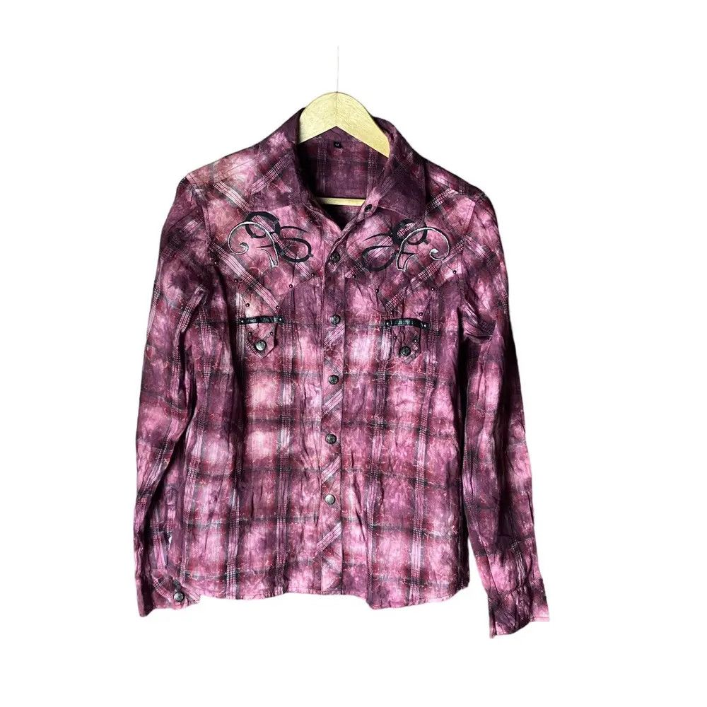 In The Attic 2000's In The Attic Tribal DoubleLayer Western Shirts Size US M / EU 48-50 / 2 - 6 Thumbnail