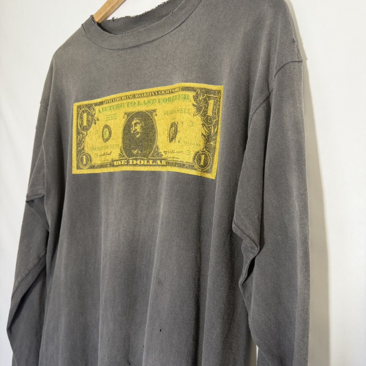 Saint Michael Saint Michael Dollar Anxiety Longsleeve Size US M / EU 48-50 / 2 - 2 Thumbnail