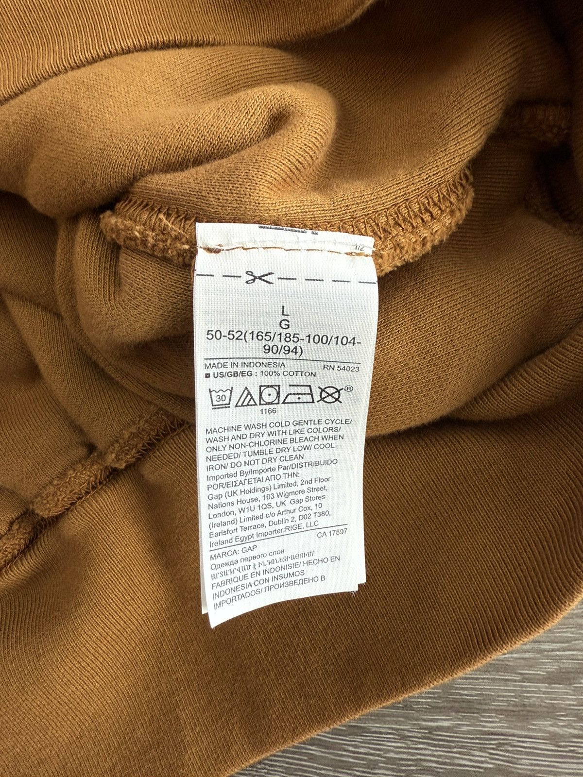 Gap × Yeezy Yeezy Gap Hoodie (Brown) Size US L / EU 52-54 / 3 - 4 Thumbnail