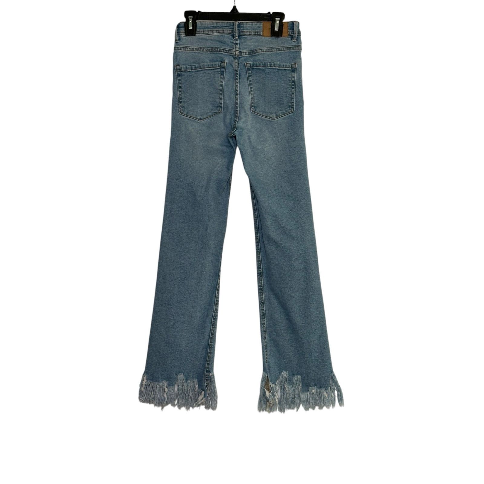 Zara Zara Blue Frayed Hem Jeans size 2 Size 26" / US 2 / IT 38 - 10 Thumbnail