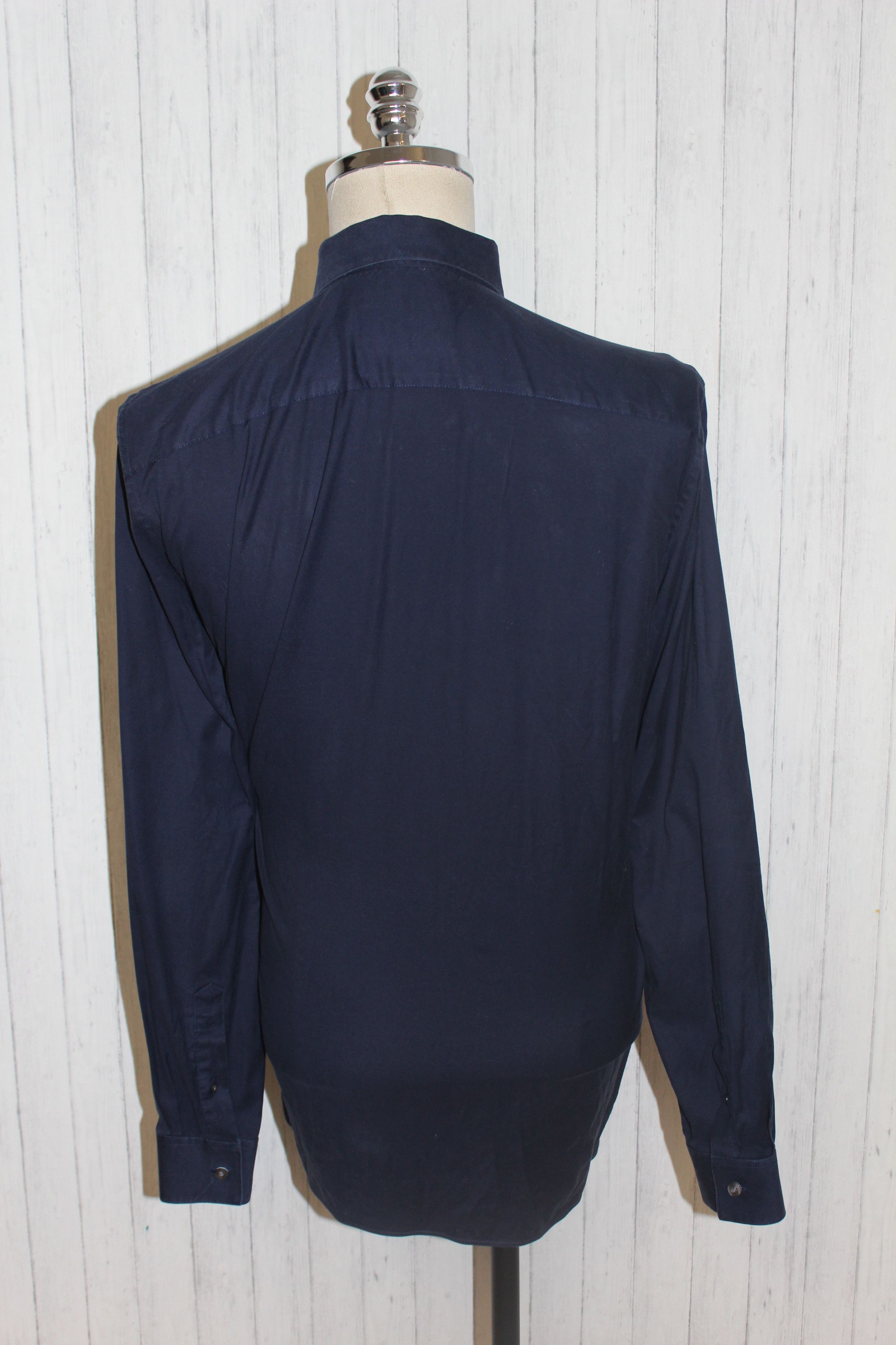 Lacoste LACOSTE Long Sleeve Blue Shirt Size FR 43 US 17 Size US L / EU 52-54 / 3 - 5 Thumbnail