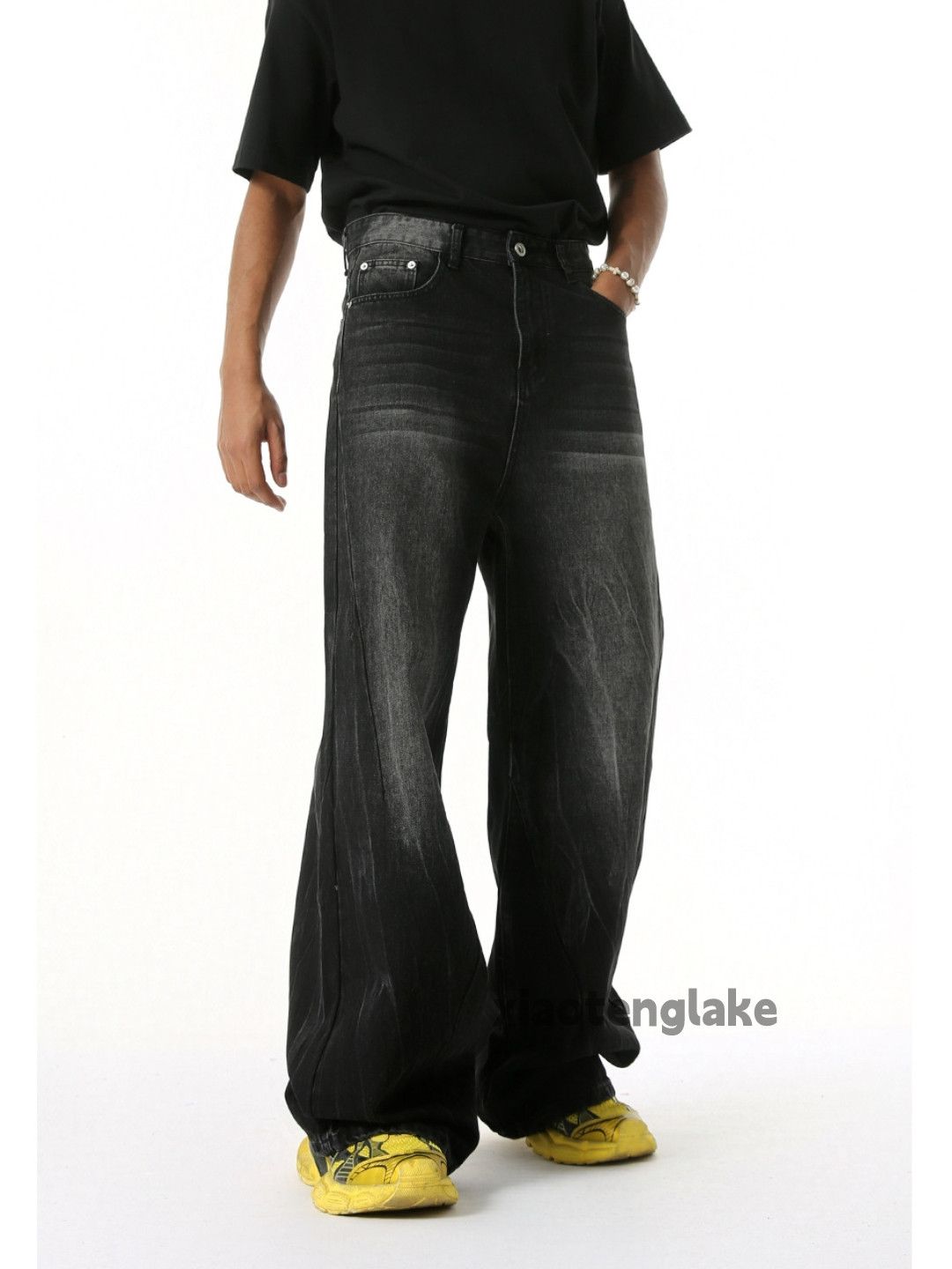 Jean × Vintage Washed faded cleanfit yuppie punk grunge bootcut jeans Size US 31 - 6 Thumbnail