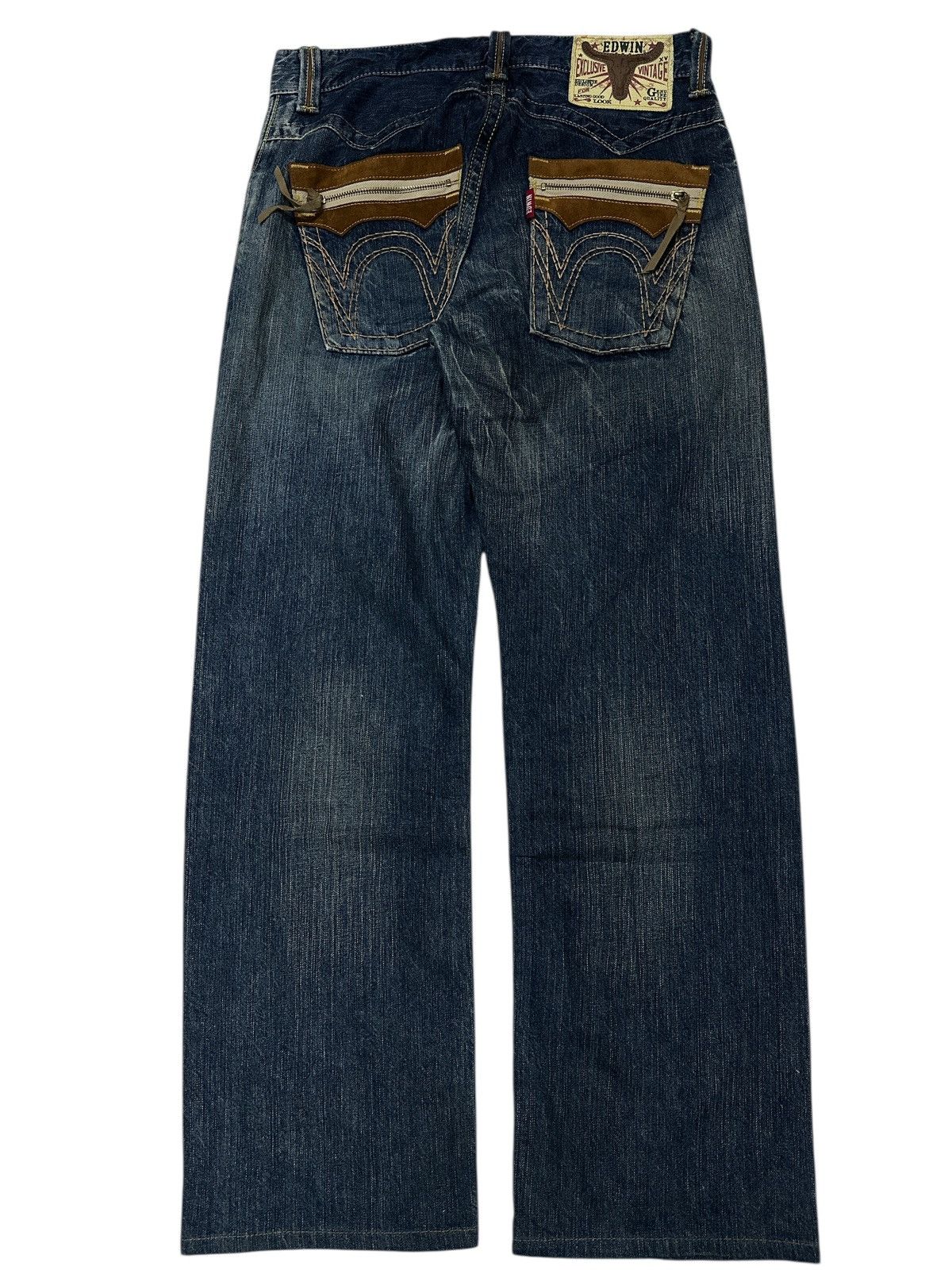 Kapital Vintage Edwin Exclusive Buffalo Bull . Size US 33 - 2 Thumbnail