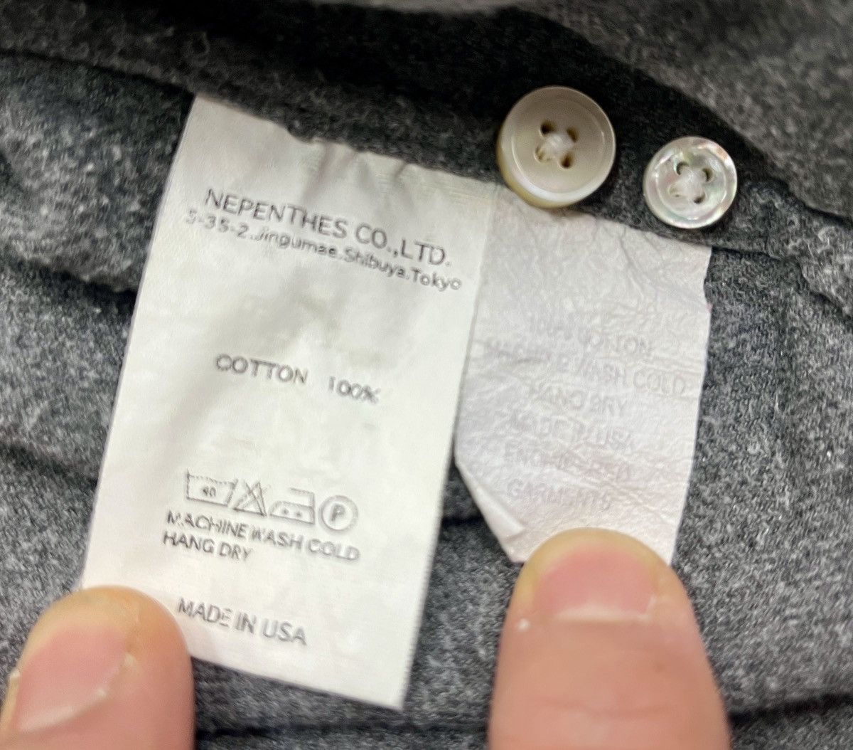 Engineered Garments Engineered Garments FW Grey 19th Century BD Shirt Cotton S Size US S / EU 44-46 / 1 - 10 Thumbnail