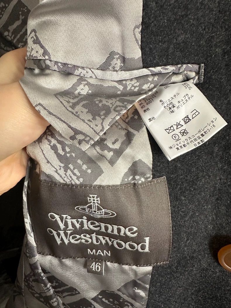 Vivienne Westwood Vivienne Westwood Black asymmetrical wool coat Size M / US 6-8 / IT 42-44 - 8 Thumbnail