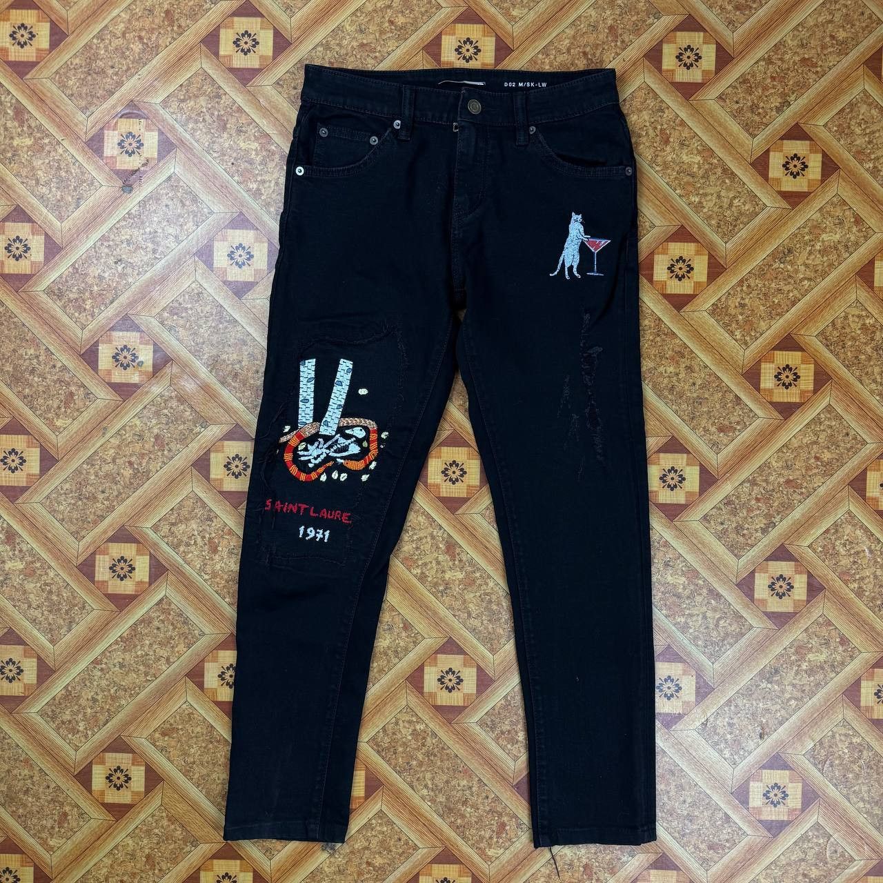 Saint Laurent Paris Saint Laurent Jeans Size 30" / US 8 / IT 44 - 2 Thumbnail