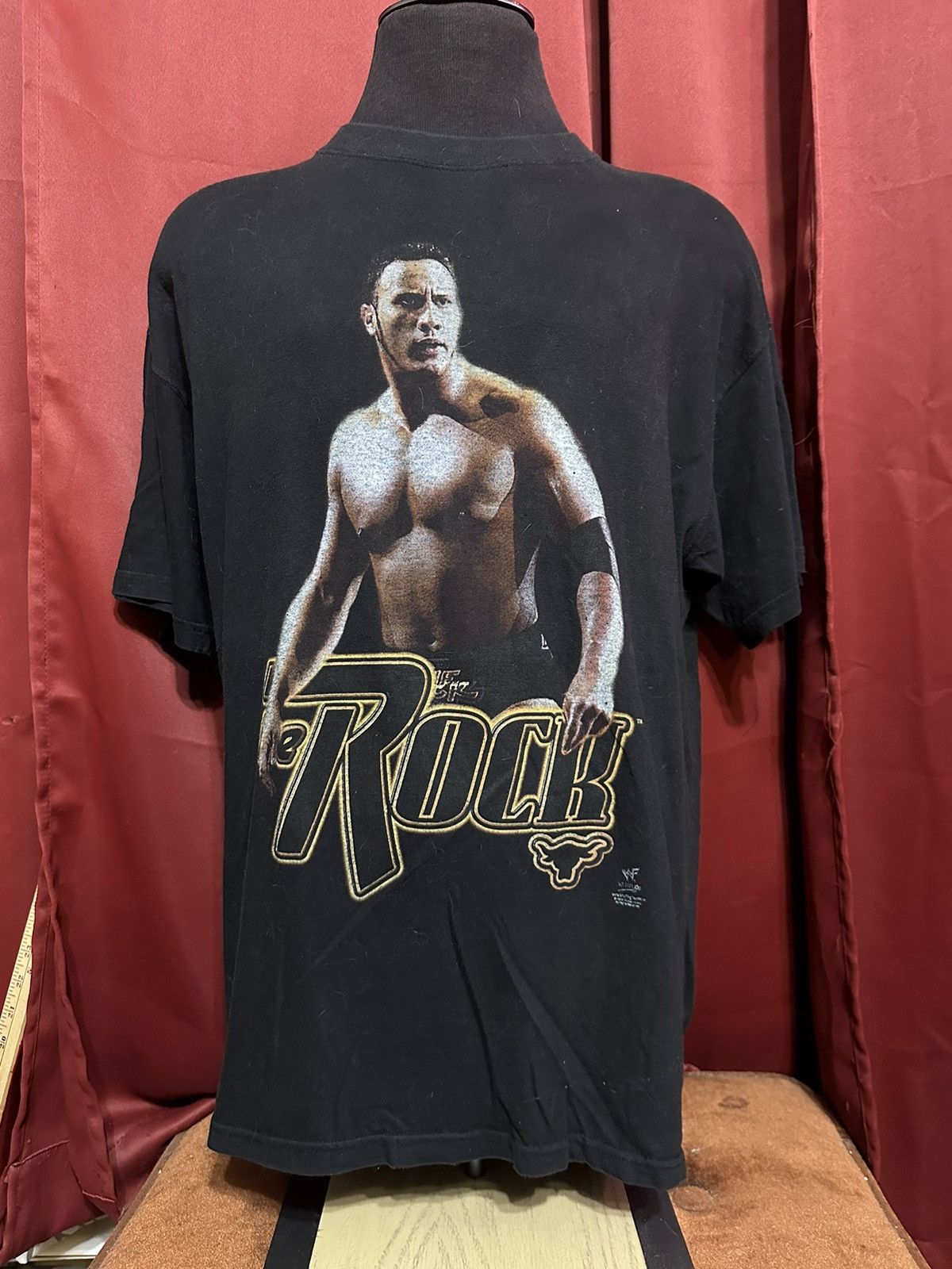 Vintage × WWE × WWF Vintage The Rock Tshirt 90’s WWF Wrestling WWE Grail Size US XL / EU 56 / 4 - 1 Thumbnail