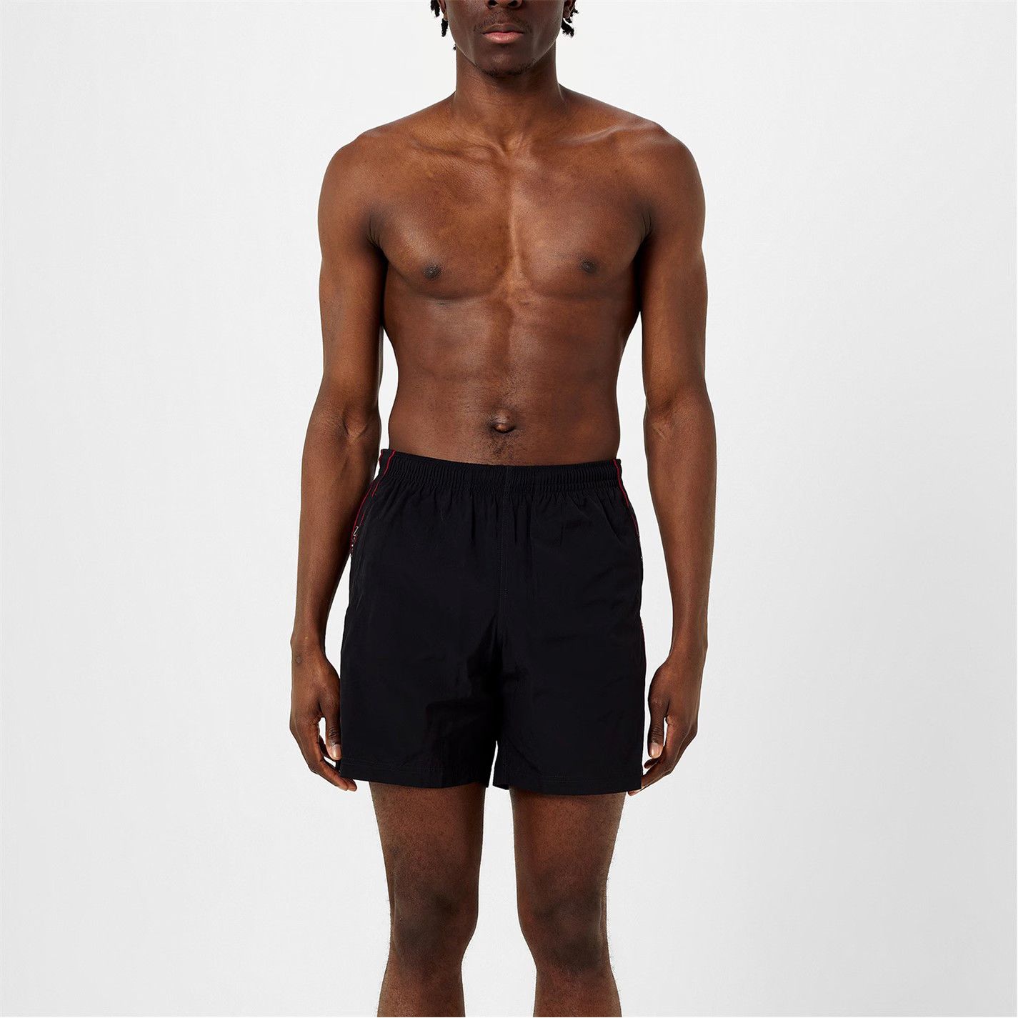 Alexander McQueen o1g2r1mq0326 Selvedge Swim Shorts in Black Size US 30 / EU 46 - 2 Thumbnail