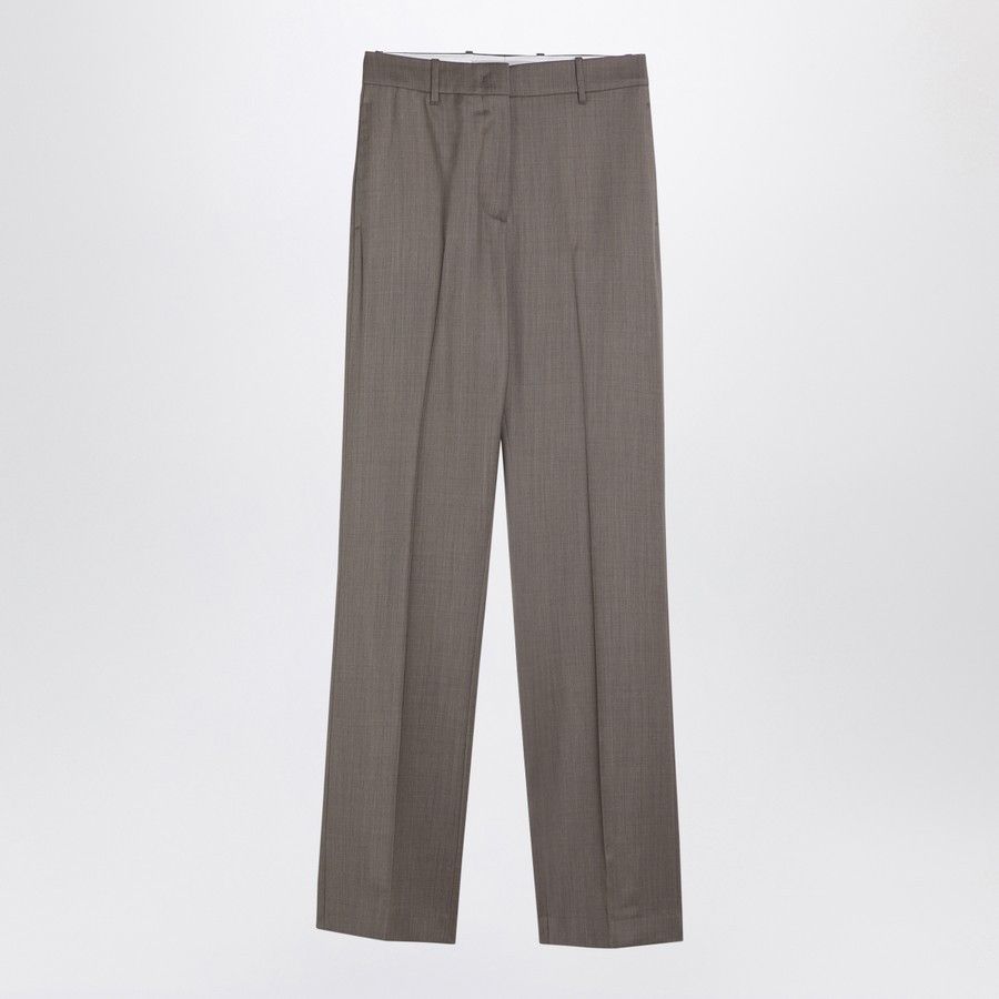 Golden Goose o1d2blof0824 Wool Trousers With Darts in Grey Size 28" / US 6 / IT 42 - 1 Thumbnail