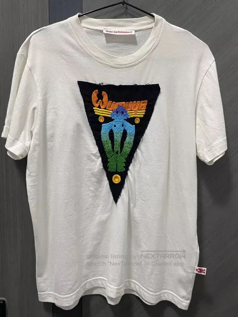 Walter Van Beirendonck Walter Van Beirendonck Embroidered Short Sleeve Tee. Size US M / EU 48-50 / 2 - 1 Thumbnail