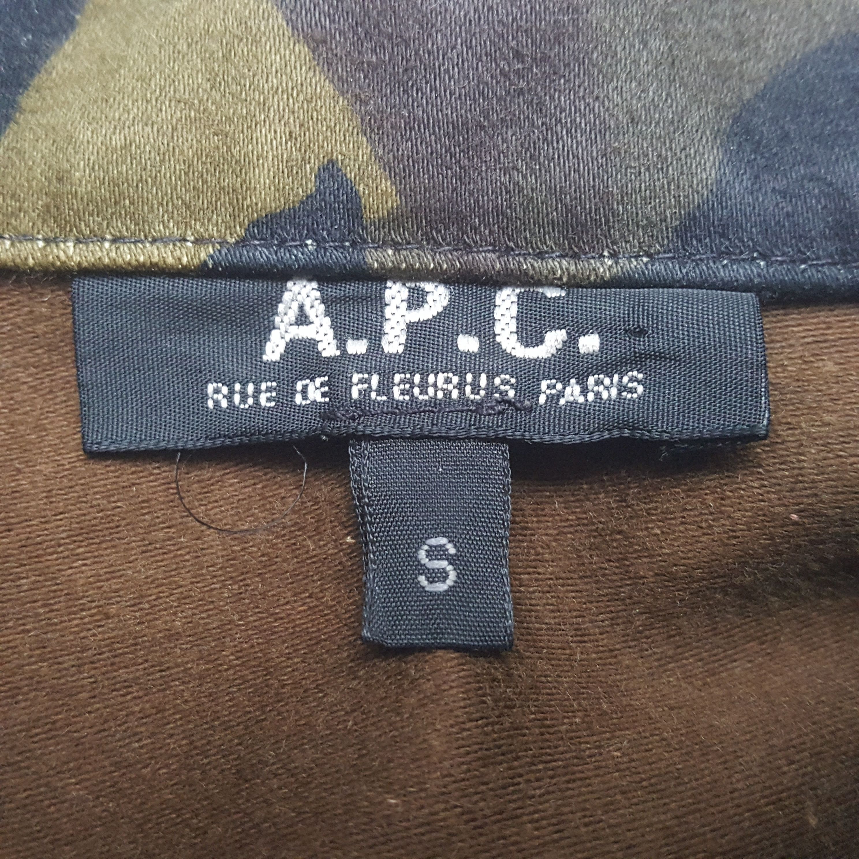 A.P.C. × Designer × Vintage Vintage A.P.C. Japan Designer Brand Camo Jacket C288N13 Size US XS / EU 42 / 0 - 4 Thumbnail