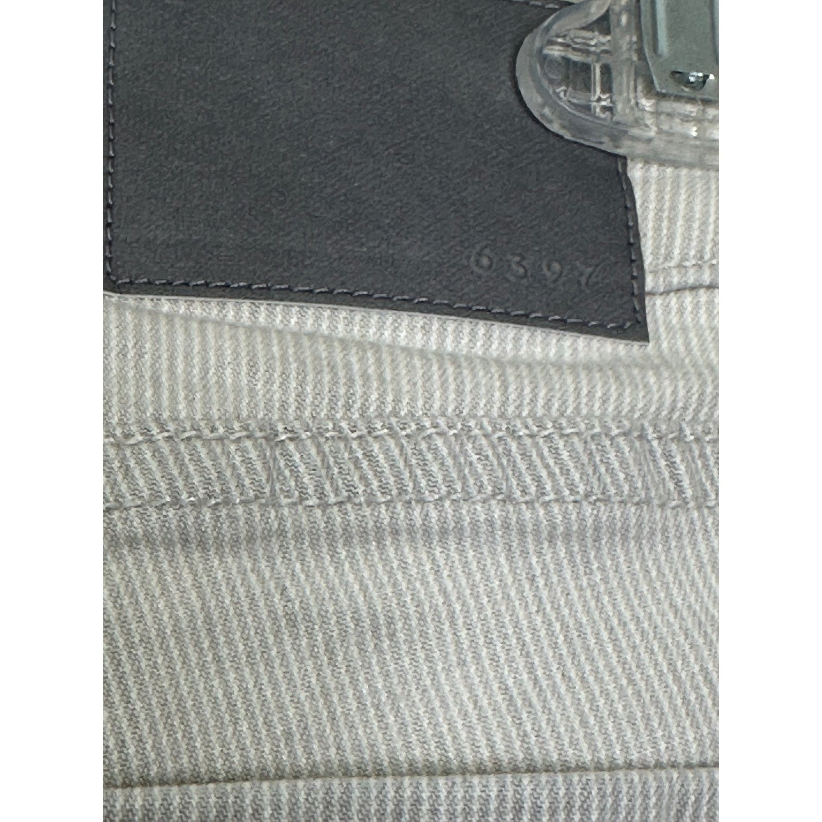 6397 6397 white stripe mini skinny cropped jeans size 24- 0 Size 25" / US 0 / IT 36 - 7 Thumbnail