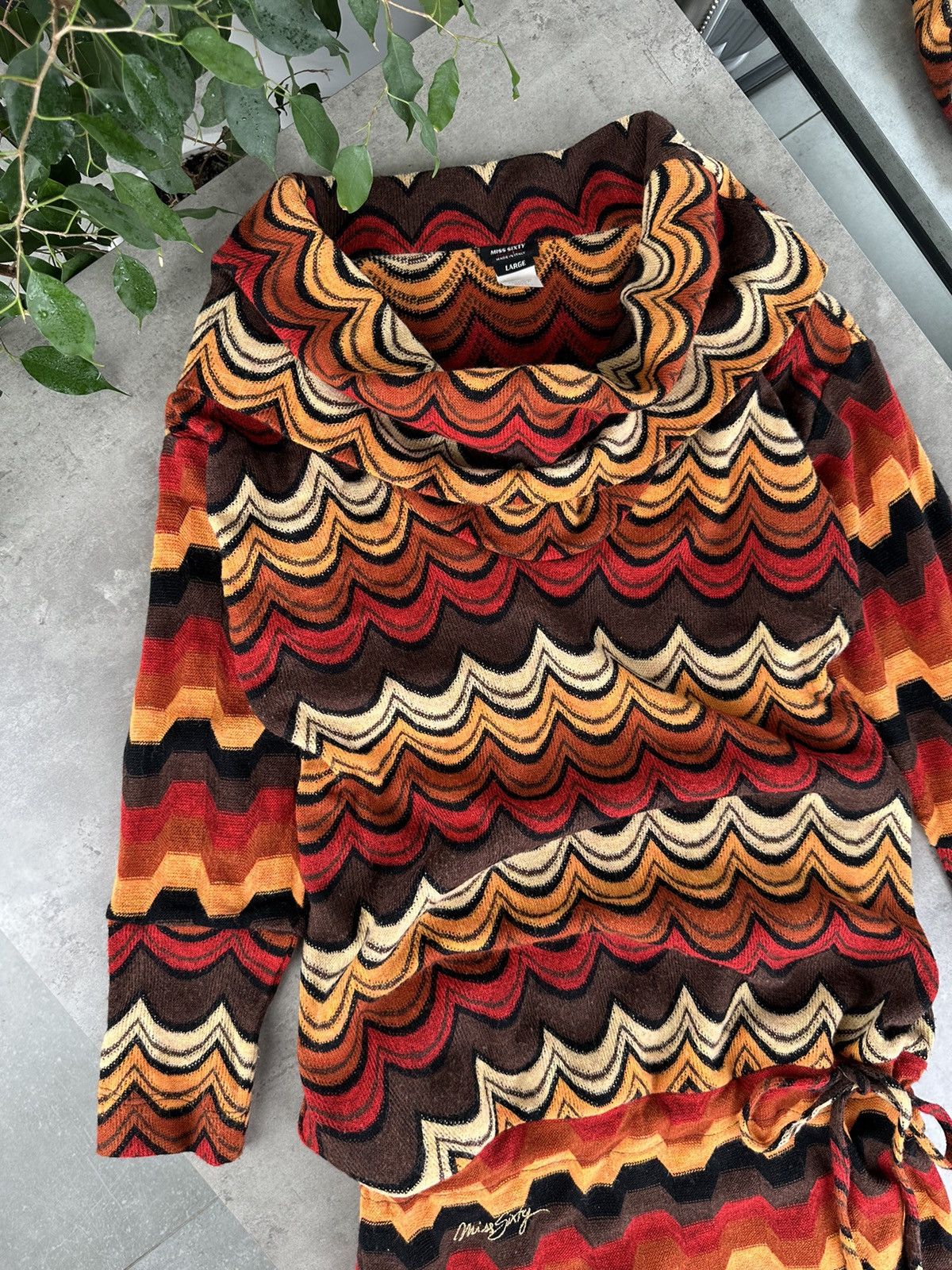 Miss Sixty Miss Sixty Multicolor Dress Size L / US 10 / IT 46 - 4 Thumbnail