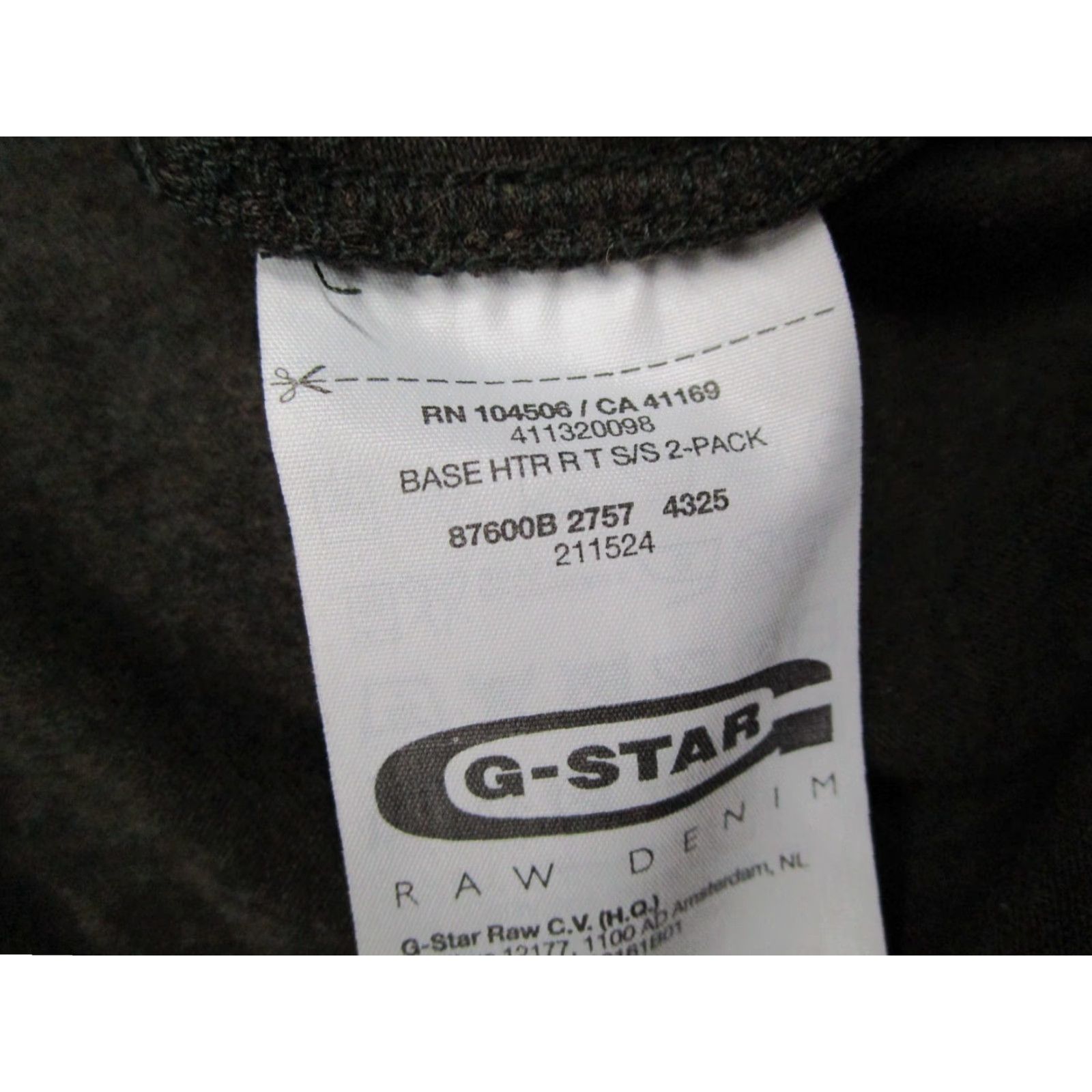 G-Star G Star Shirt Mens 2XL Green Base HTR Short Sleeve Crew Neck Tee Work Beach Size US XXL / EU 58 / 5 - 4 Thumbnail
