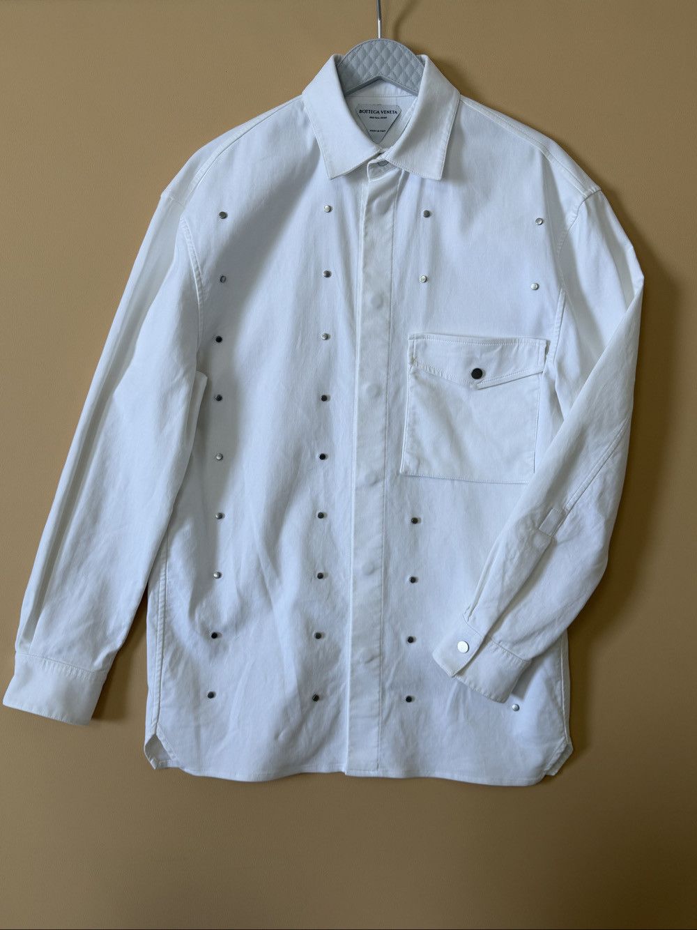 Bottega Veneta Bottega Veneta Studded Button Up Shirt Size M Size US M / EU 48-50 / 2 - 1 Thumbnail