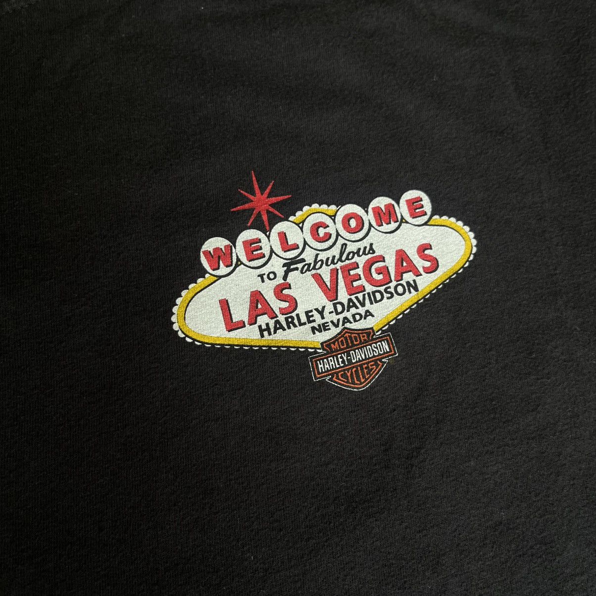 Harley Davidson Vintage 2000s Harley Davidson Las Vegas Graphic Logo T Shirt Size US XL / EU 56 / 4 - 6 Thumbnail