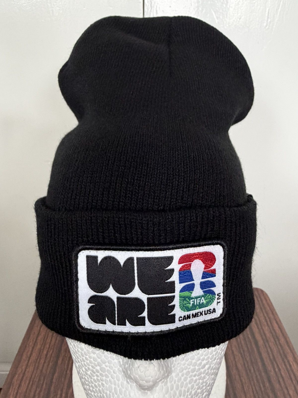 Other OFFICIAL FIFA WORLD CUP 2026 BLACK CUFFED BEANIE HAT SOCCER Size ONE SIZE - 8 Thumbnail