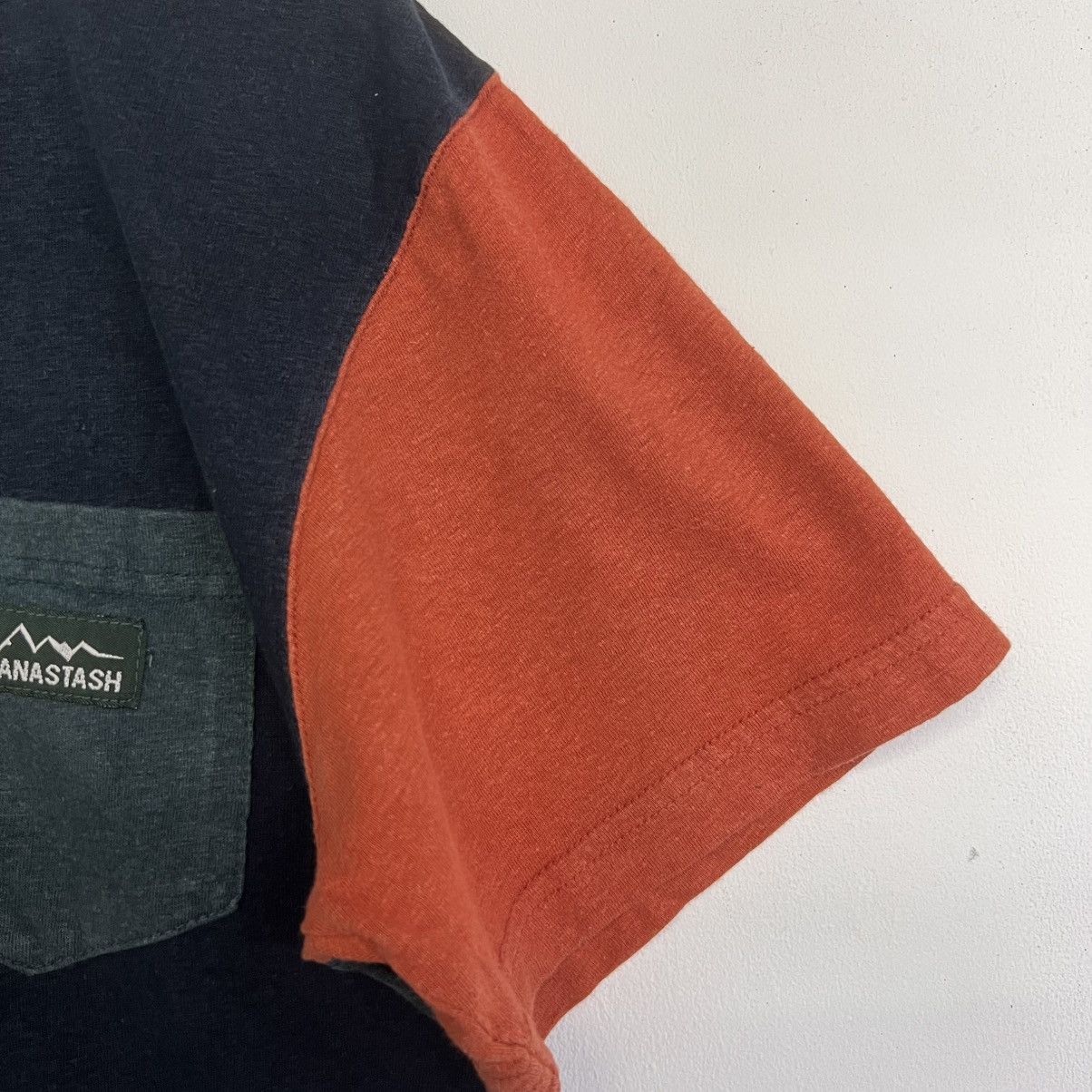 Manastash MANASTASH COLOUR BLOCK POCKET HEMP MATERIAL TSHIRT Size US M / EU 48-50 / 2 - 6 Thumbnail