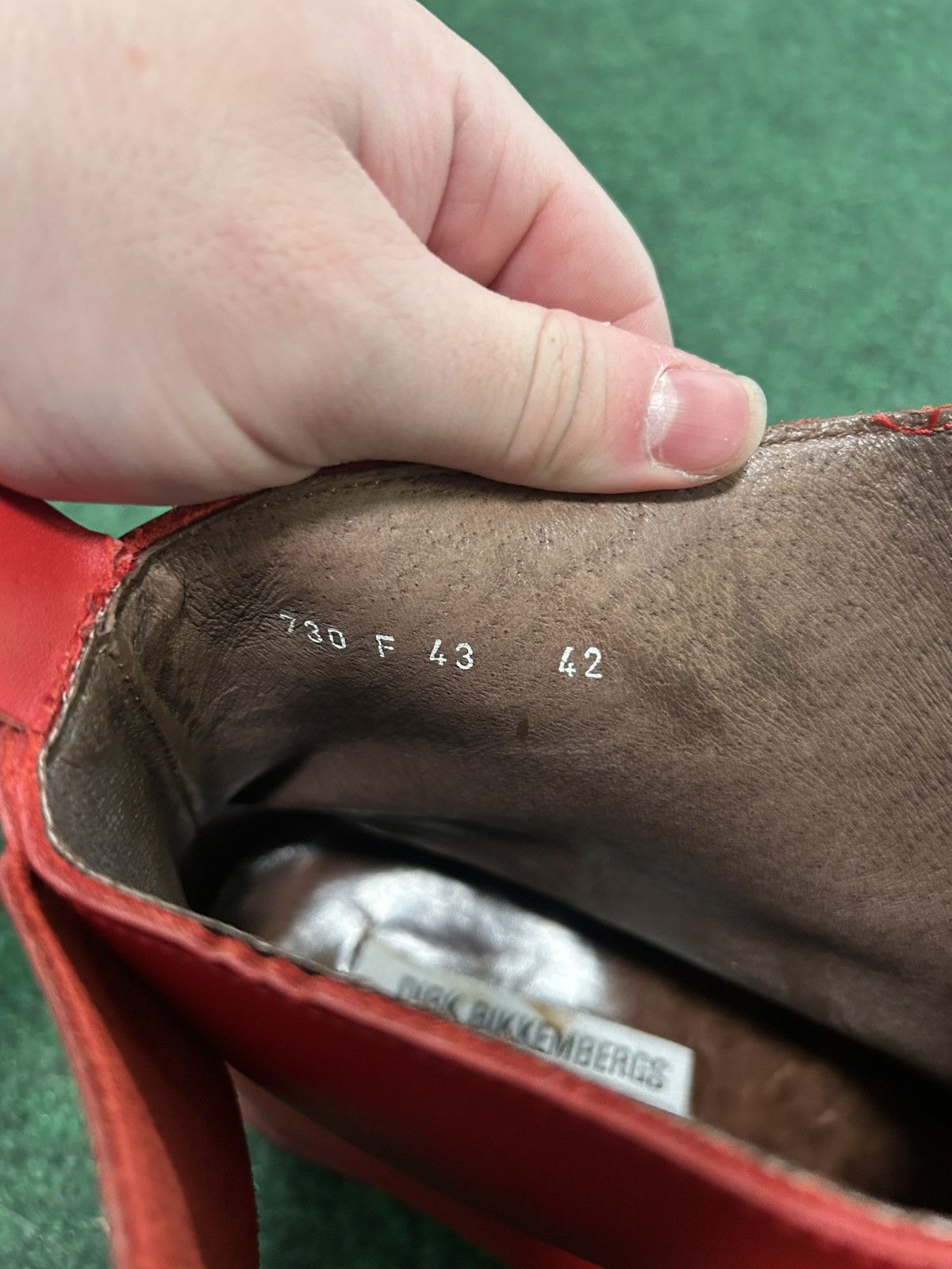 Dirk Bikkembergs × Vintage AW96 Dirk Bikkembergs Red Strap Boots Size US 8.5 / EU 41-42 - 10 Thumbnail