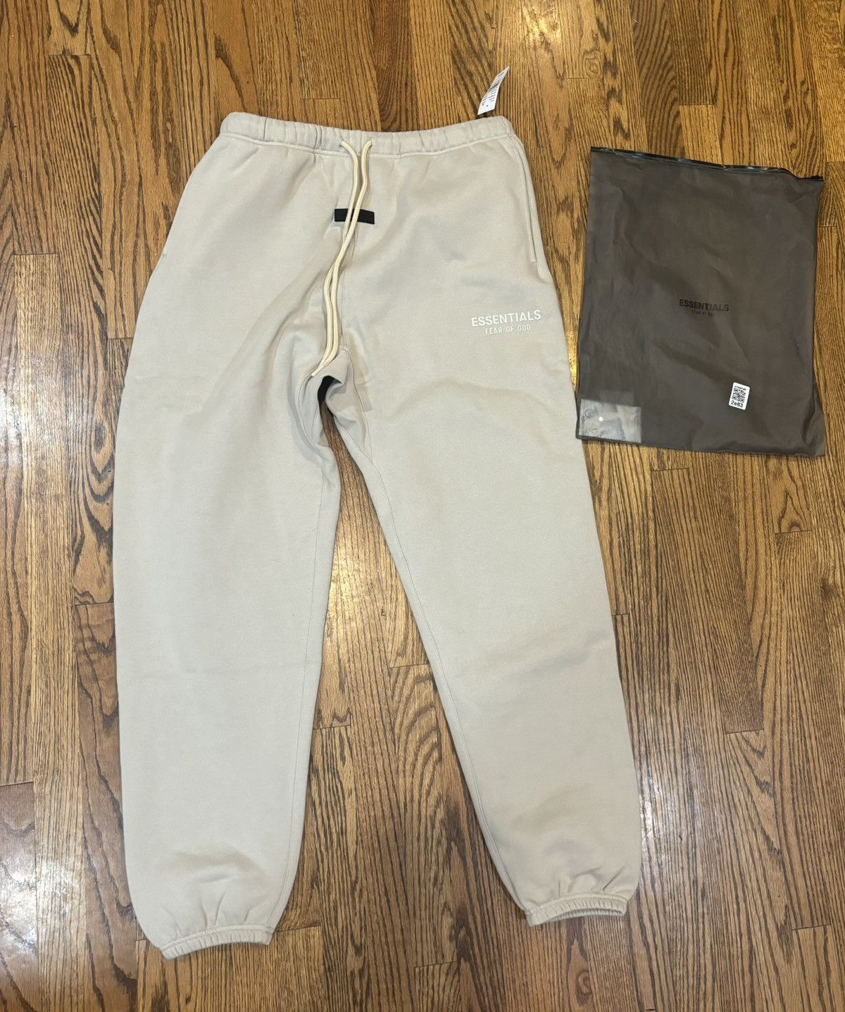 image of Essentials Silver Cloud Sweats - in Beige, Men's (Size 32)