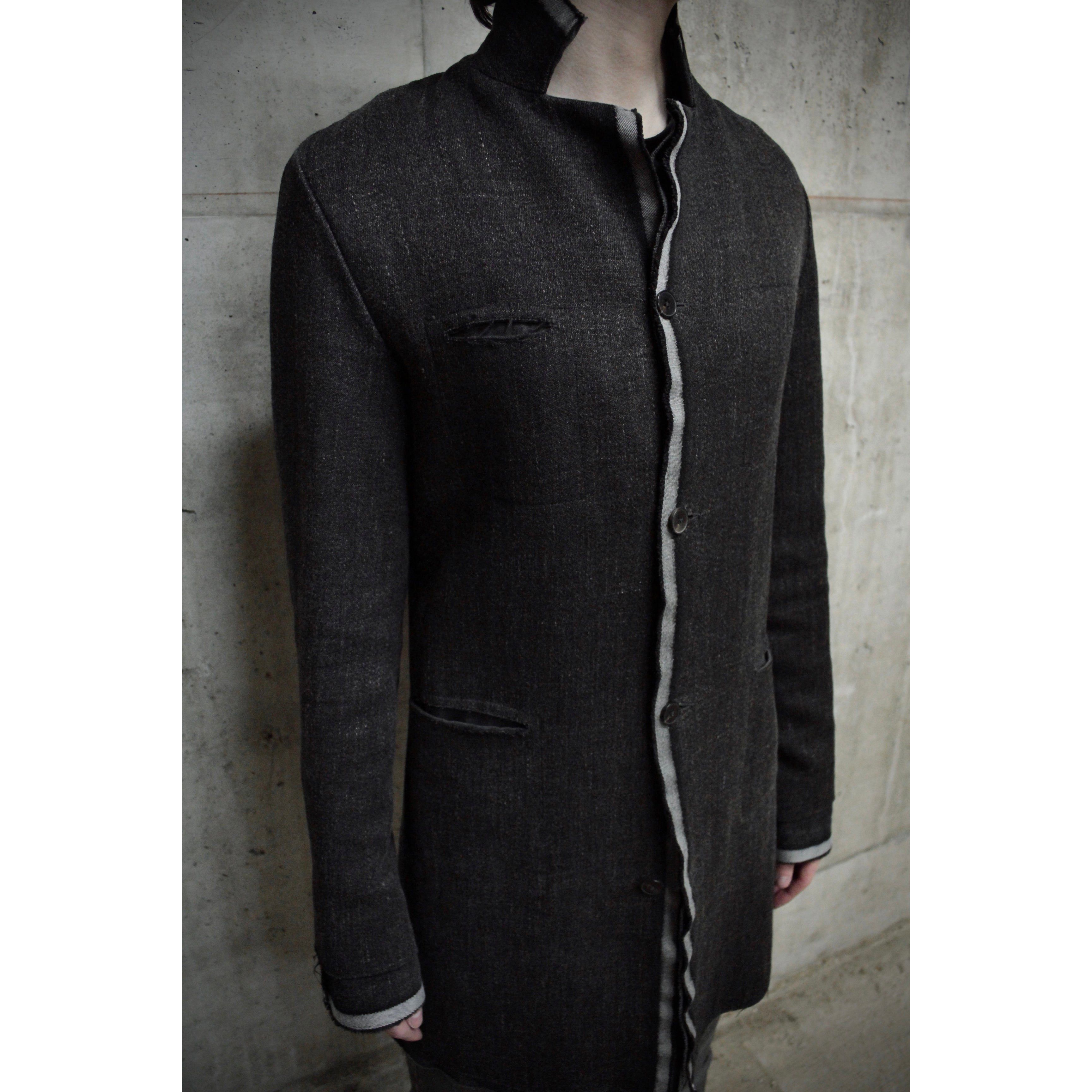 Ma+ ma+ by Maurizio Amadei 261LCM Wool Hemp Selvedge Pocket Coat Size US M / EU 48-50 / 2 - 2 Thumbnail