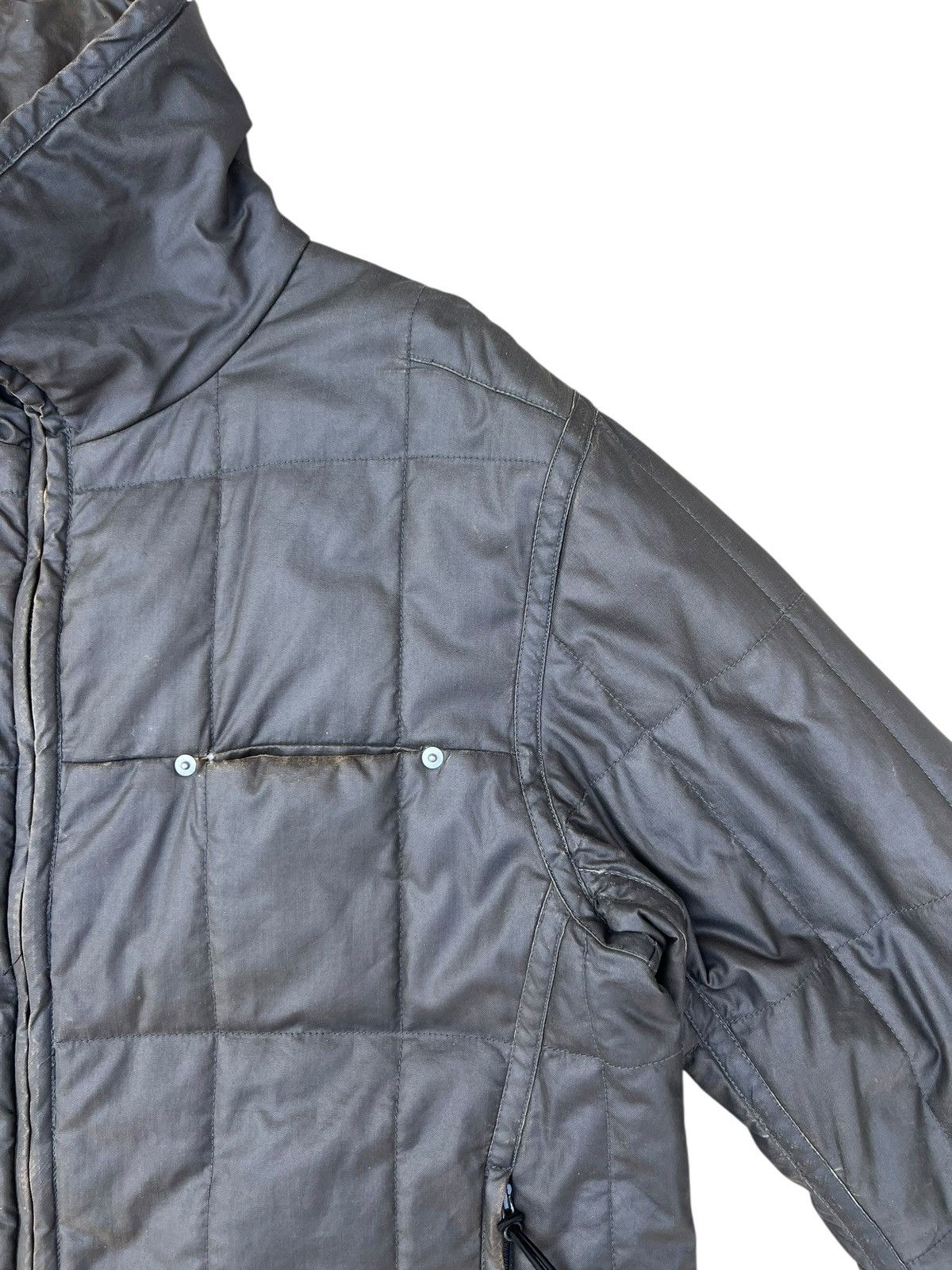 Levi's 2001 Levi’s Engineered Distress Fade Waxed Puffer Jacket Size US L / EU 52-54 / 3 - 9 Thumbnail