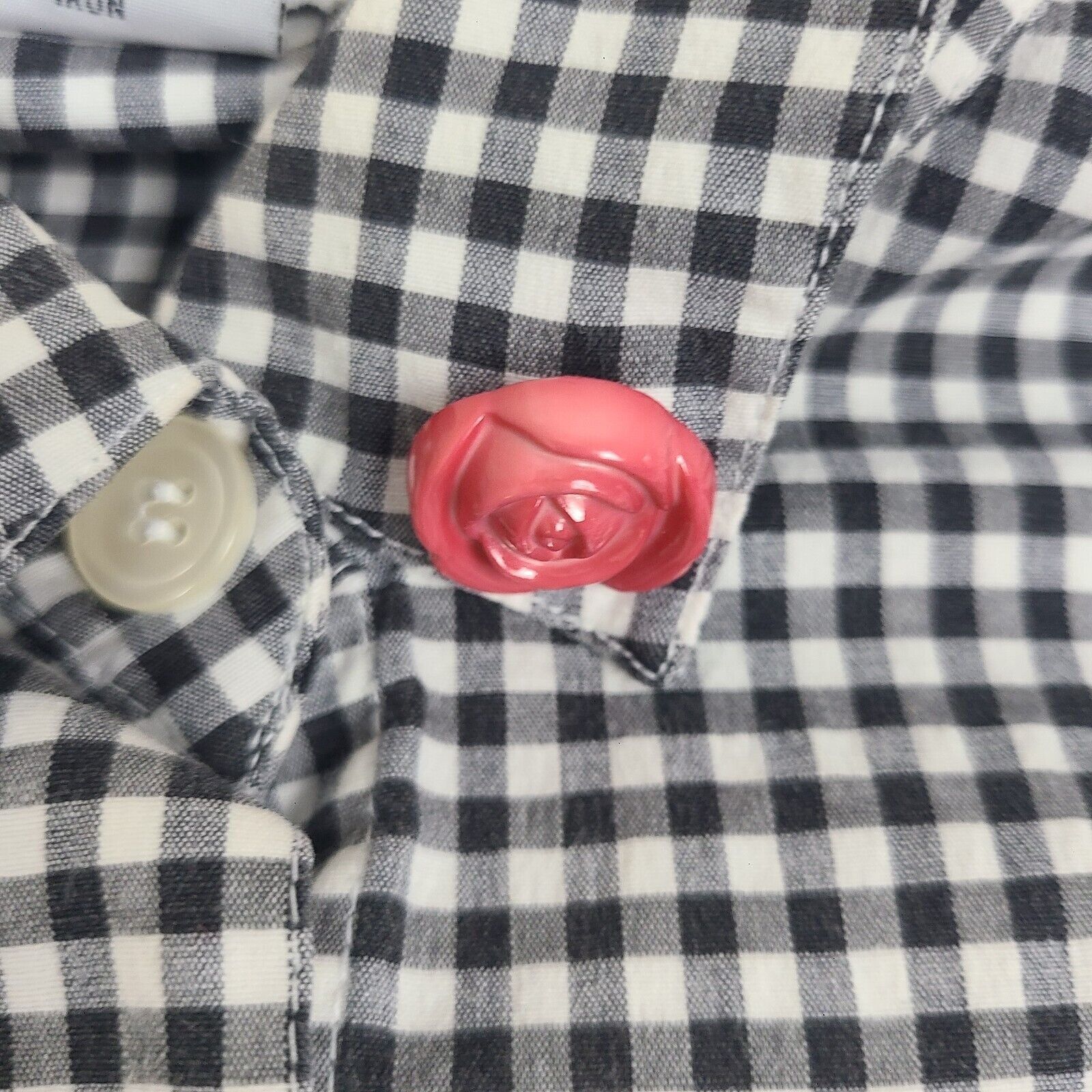 Vintage Vintage Teddi Petite Button Down Shirt Womens Size PL Embroi Size ONE SIZE - 2 Thumbnail