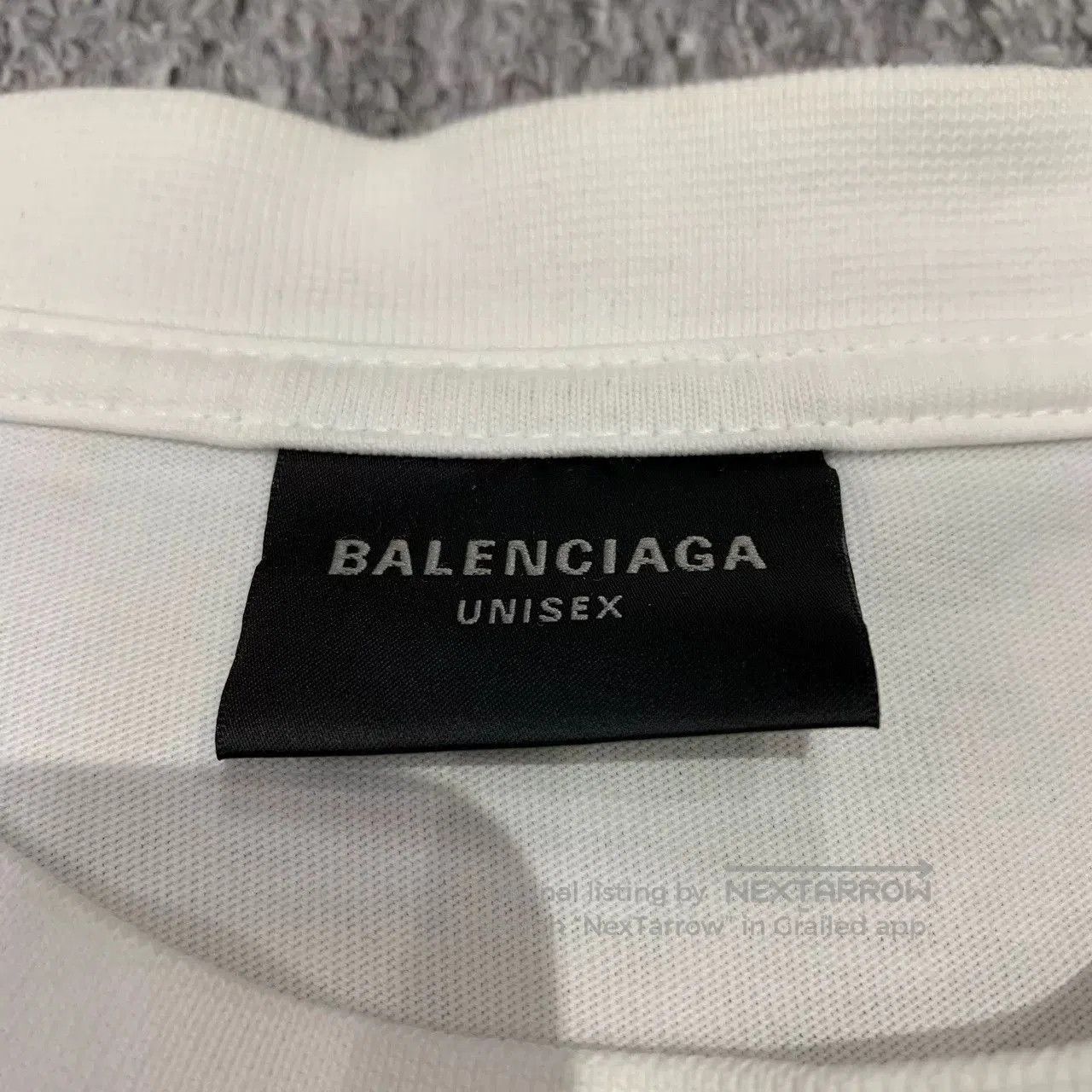 Balenciaga white balenciaga logo short sleeve shirt. Size US XS / EU 42 / 0 - 4 Thumbnail