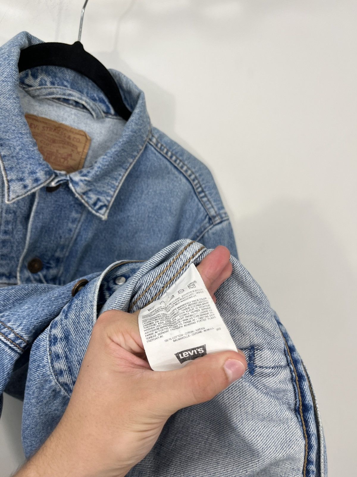 Levi's Vintage Levi’s USA Light Blue Hype Denim Jacket Size US M / EU 48-50 / 2 - 17 Thumbnail