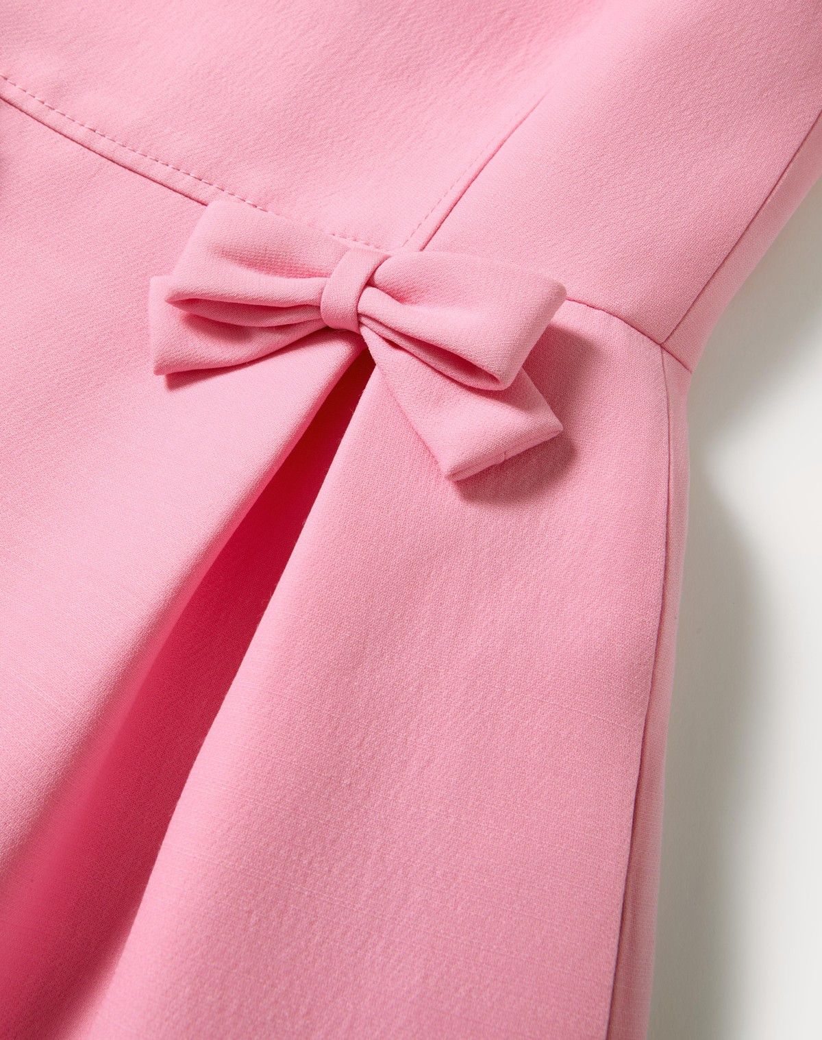 Valentino o1s1wg110525 Crepe Couture Dress in Pink Size S / US 4 / IT 40 - 3 Thumbnail