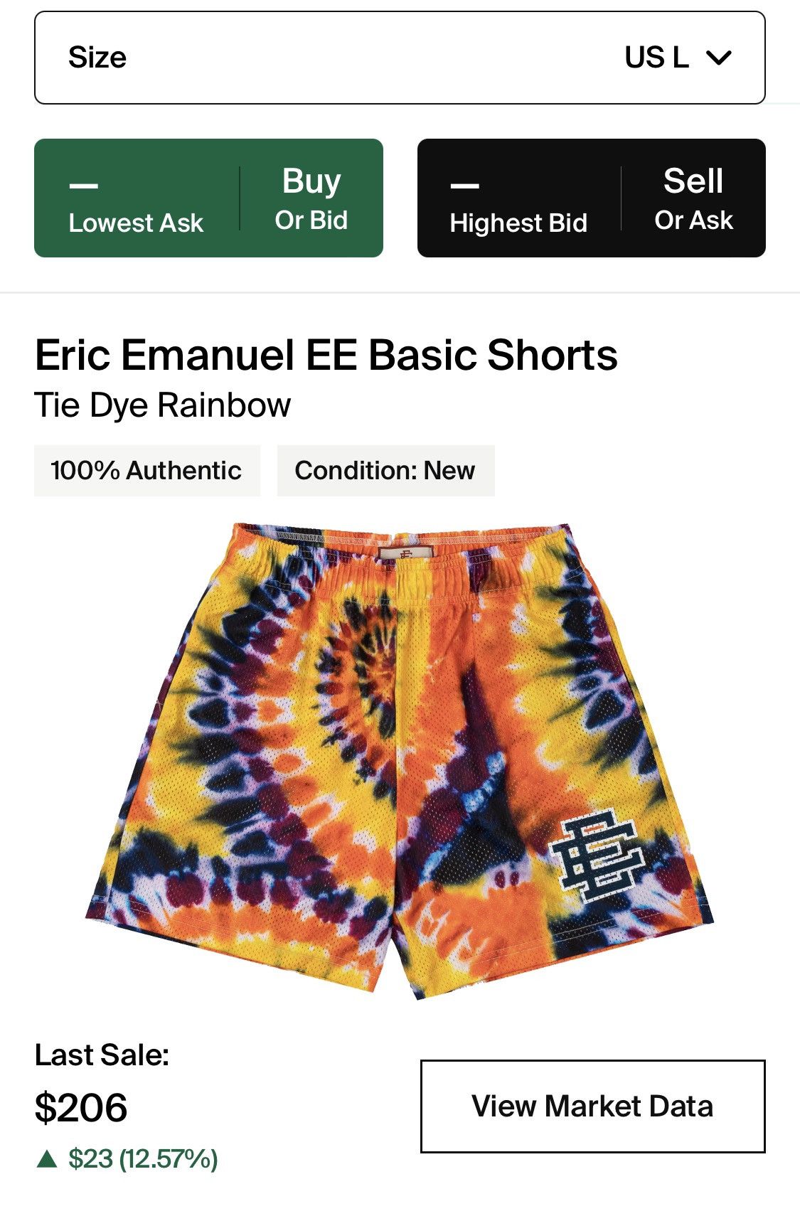 Eric Emanuel Eric Emanuel Tie Dye Shorts Sz L Size US 34 / EU 50 - 3 Thumbnail
