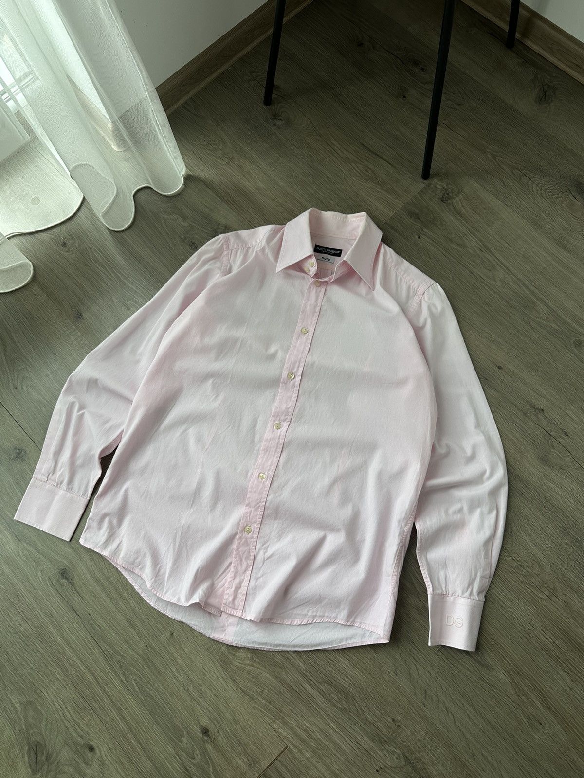 Dolce & Gabbana Vintage Dolce Gabbana Pink Big Logo Shirt Size US M / EU 48-50 / 2 - 5 Thumbnail