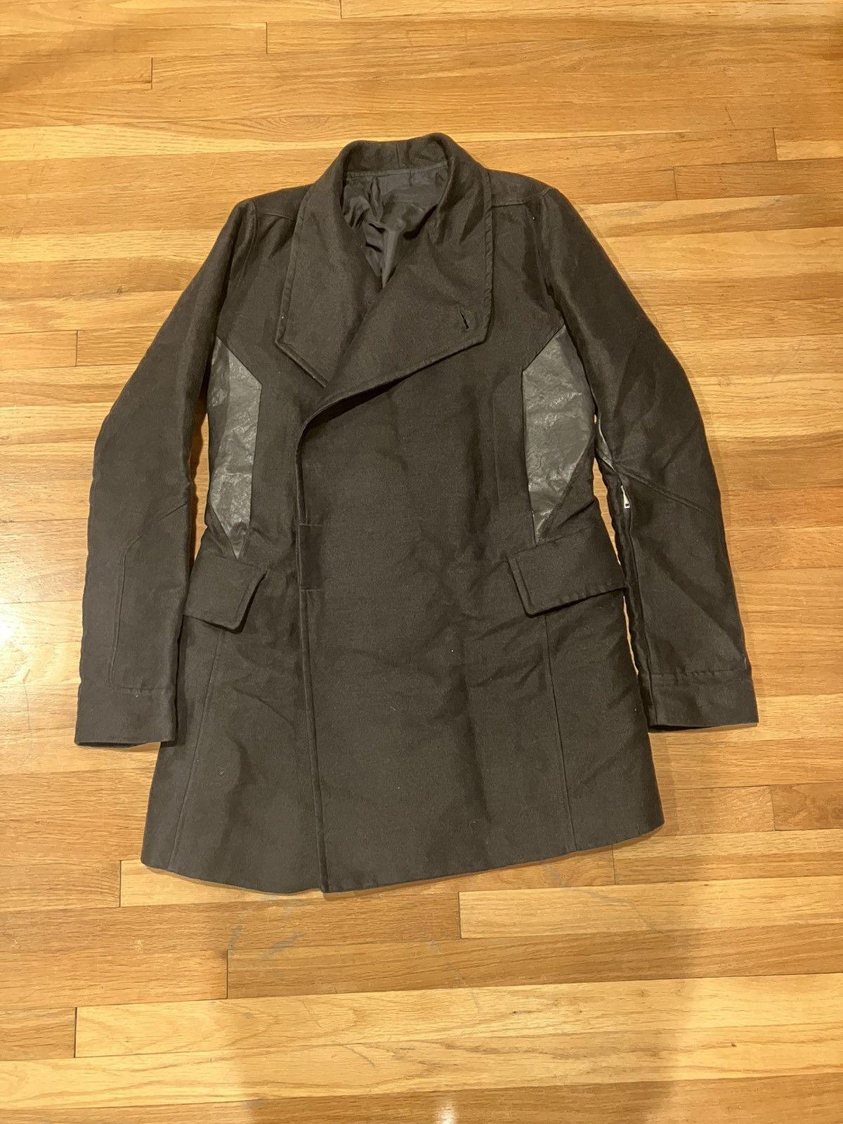 Rick Owens Crust FW09 Runway Black Berger Coat