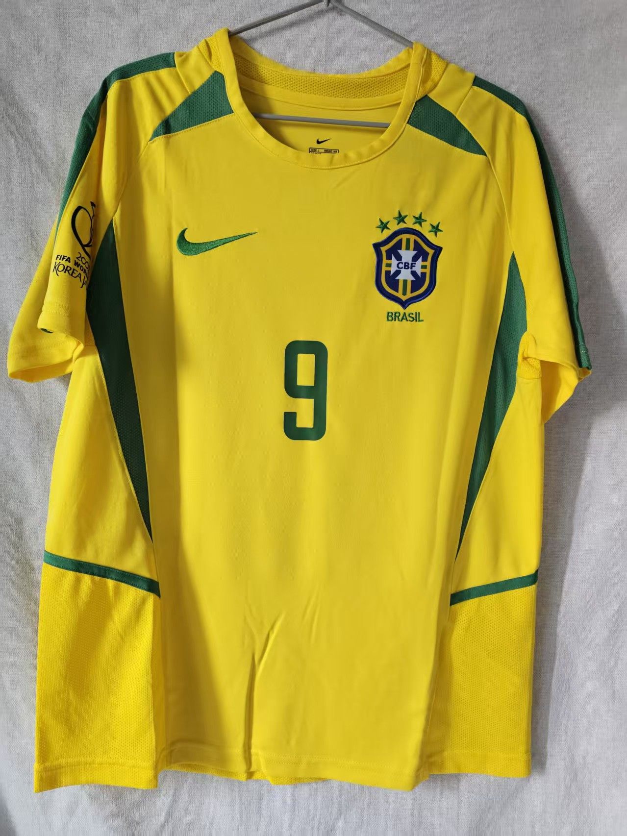 Other 2002 World Cup Brazil #9 Ronaldo Jersey Home Size US S / EU 44-46 / 1 - 2 Thumbnail