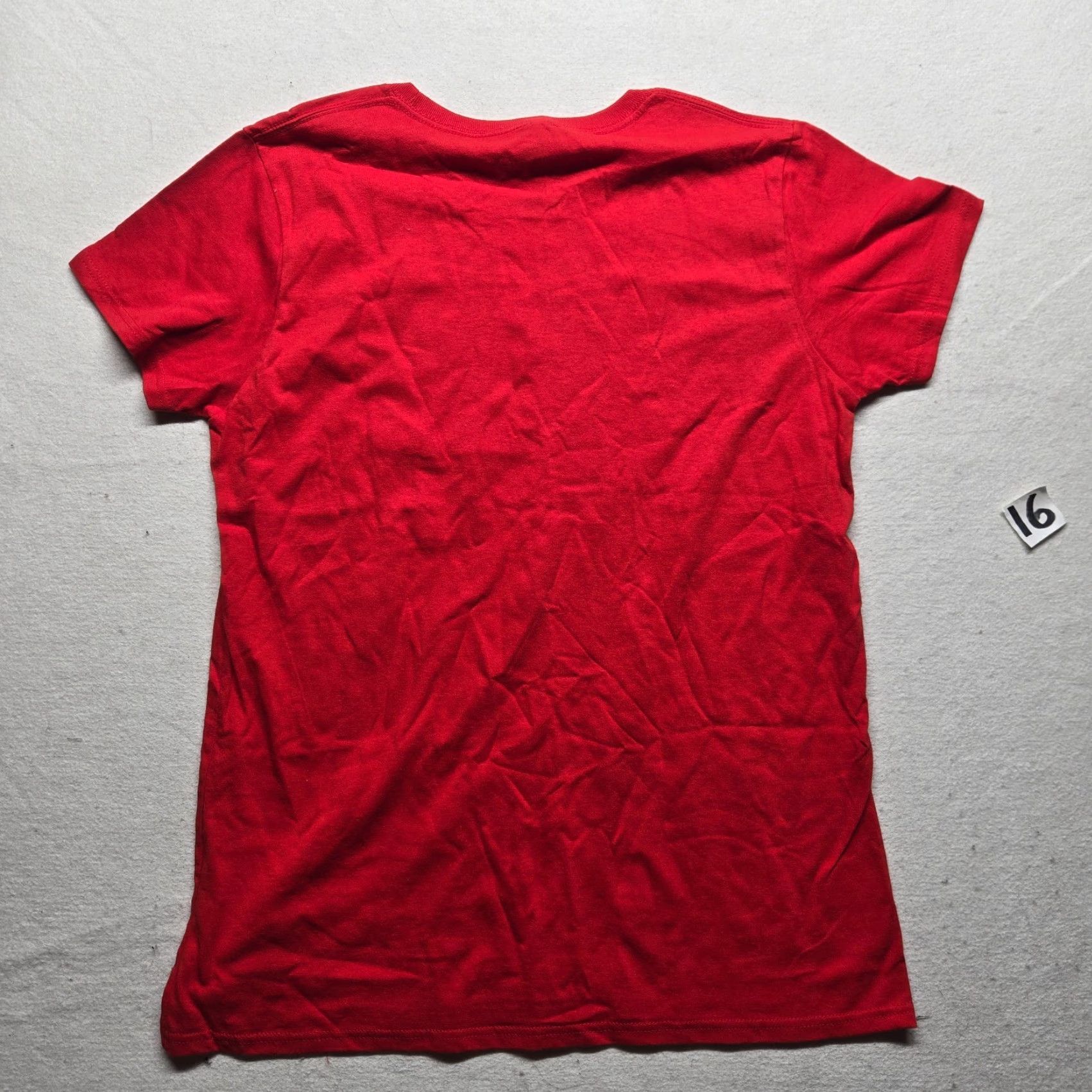 Top Of The World VINTAGE Top of the World Christmas T-Shirt Women L Red Short Sleeve Basic Holiday Winter Size L / US 10 / IT 46 - 6 Thumbnail