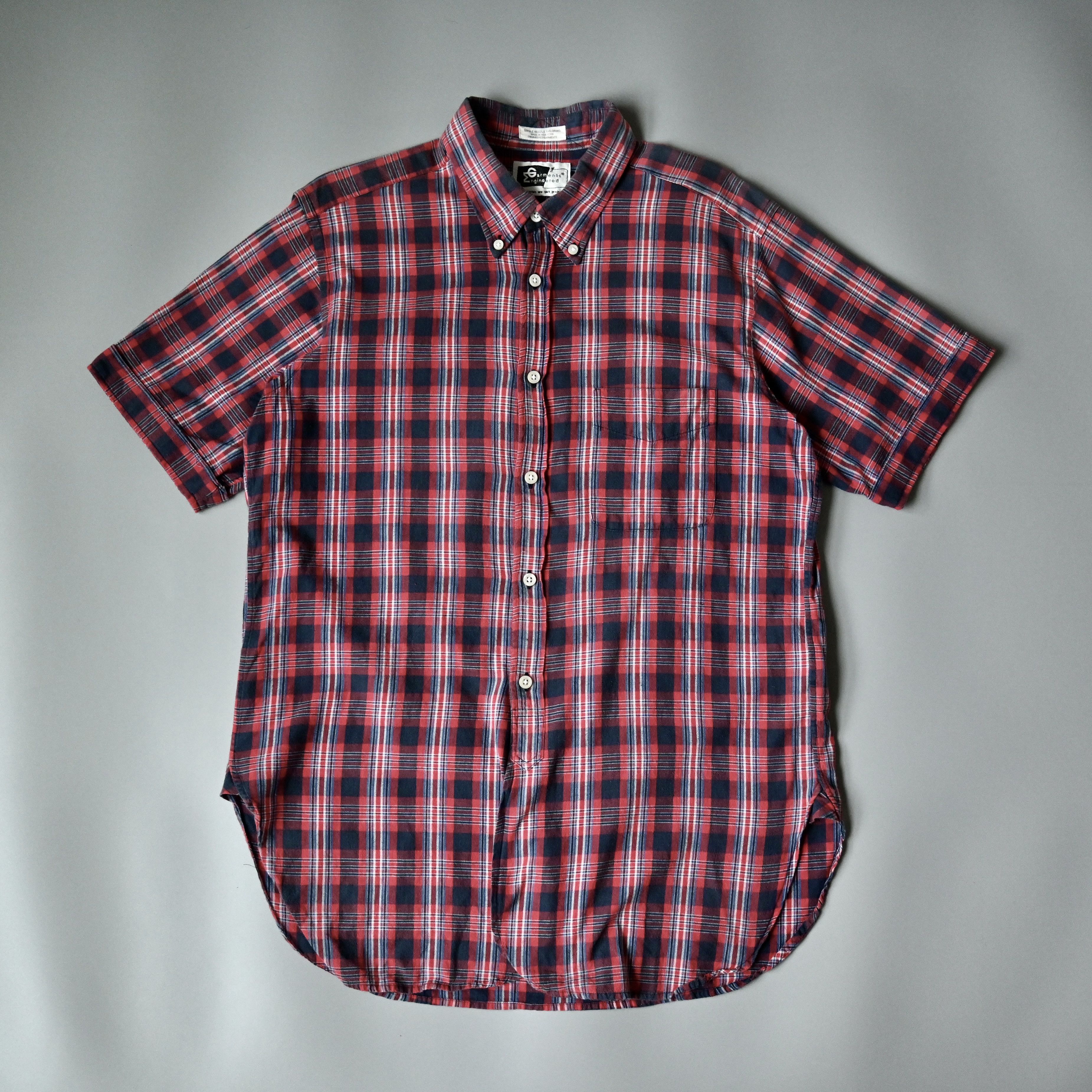Engineered Garments 2000s ENGINEERED GARMENTS plaid cotton short sleeve BD shirt Size US M / EU 48-50 / 2 - 1 Thumbnail