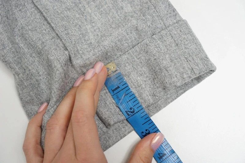 Suitsupply Men Suitsupply Soho Turn - Up Trousers Flannel Grey UK/US44 Size 44R - 5 Thumbnail