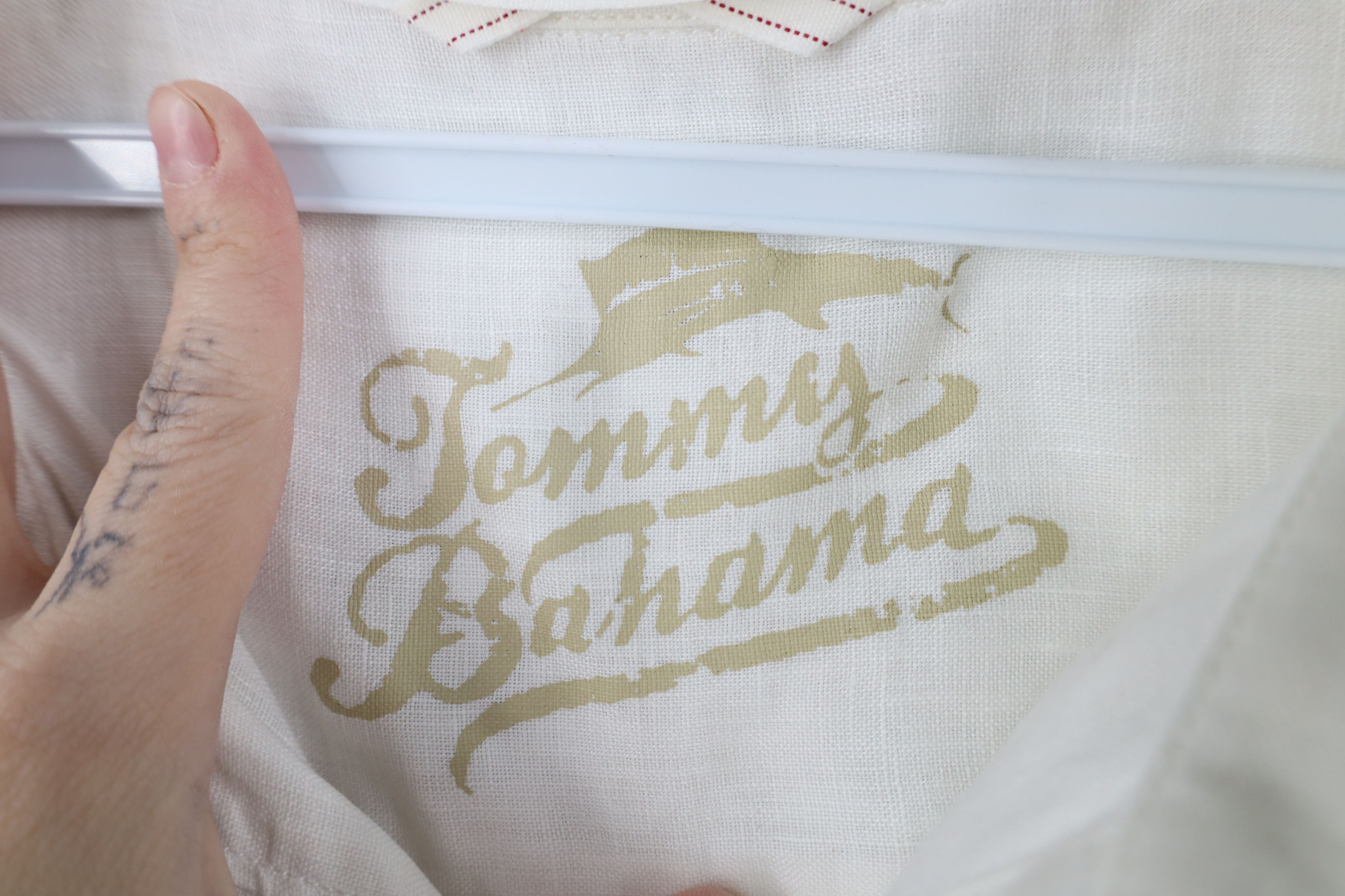 Tommy Bahama Vintage Tommy Bahama Relax Linen Collared Button Shirt White Size US XXL / EU 58 / 5 - 8 Thumbnail
